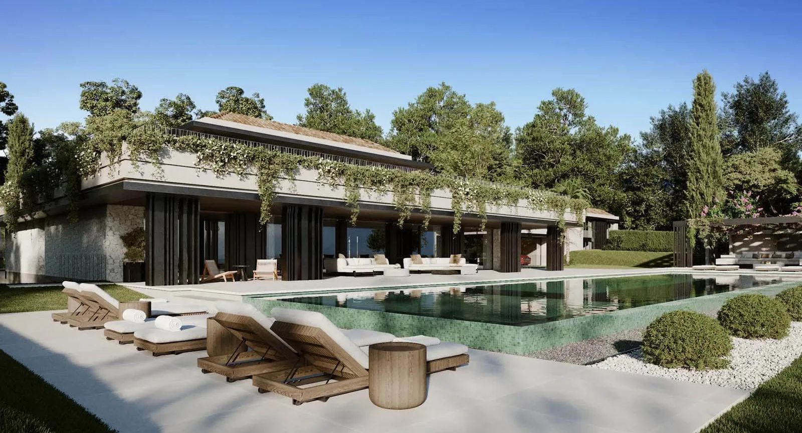 Frontline golf villa in Marbella: een unieke mix van luxe en natuur foto {{pictureIndex}}