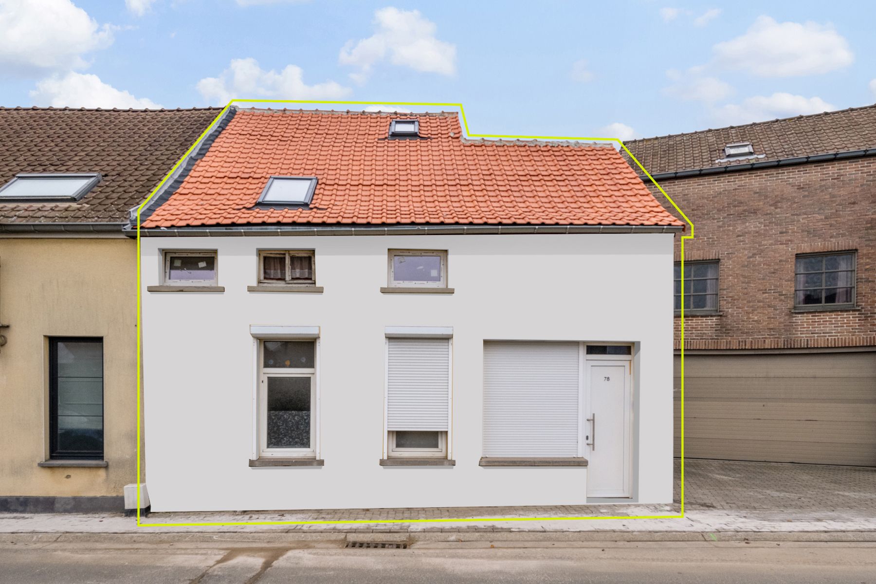 Af te werken woning met drie slaapkamers en terras  foto 1