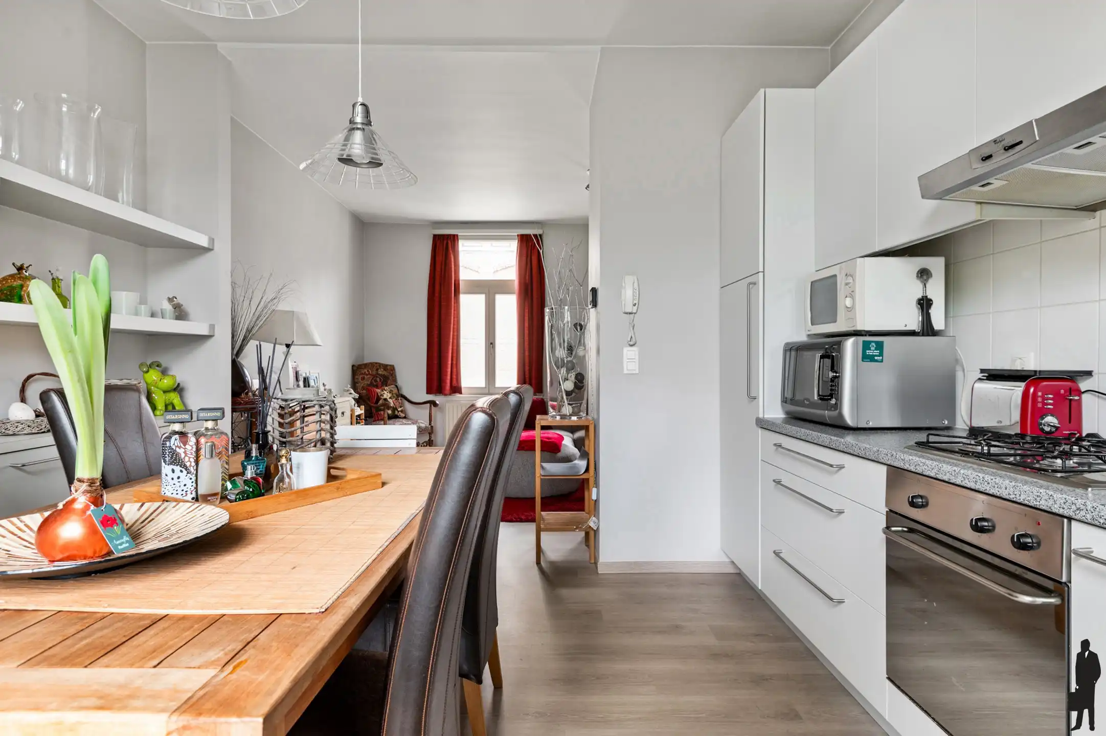 Duplex appartement met 2 slaapkamers in centrum van Kontich foto 4