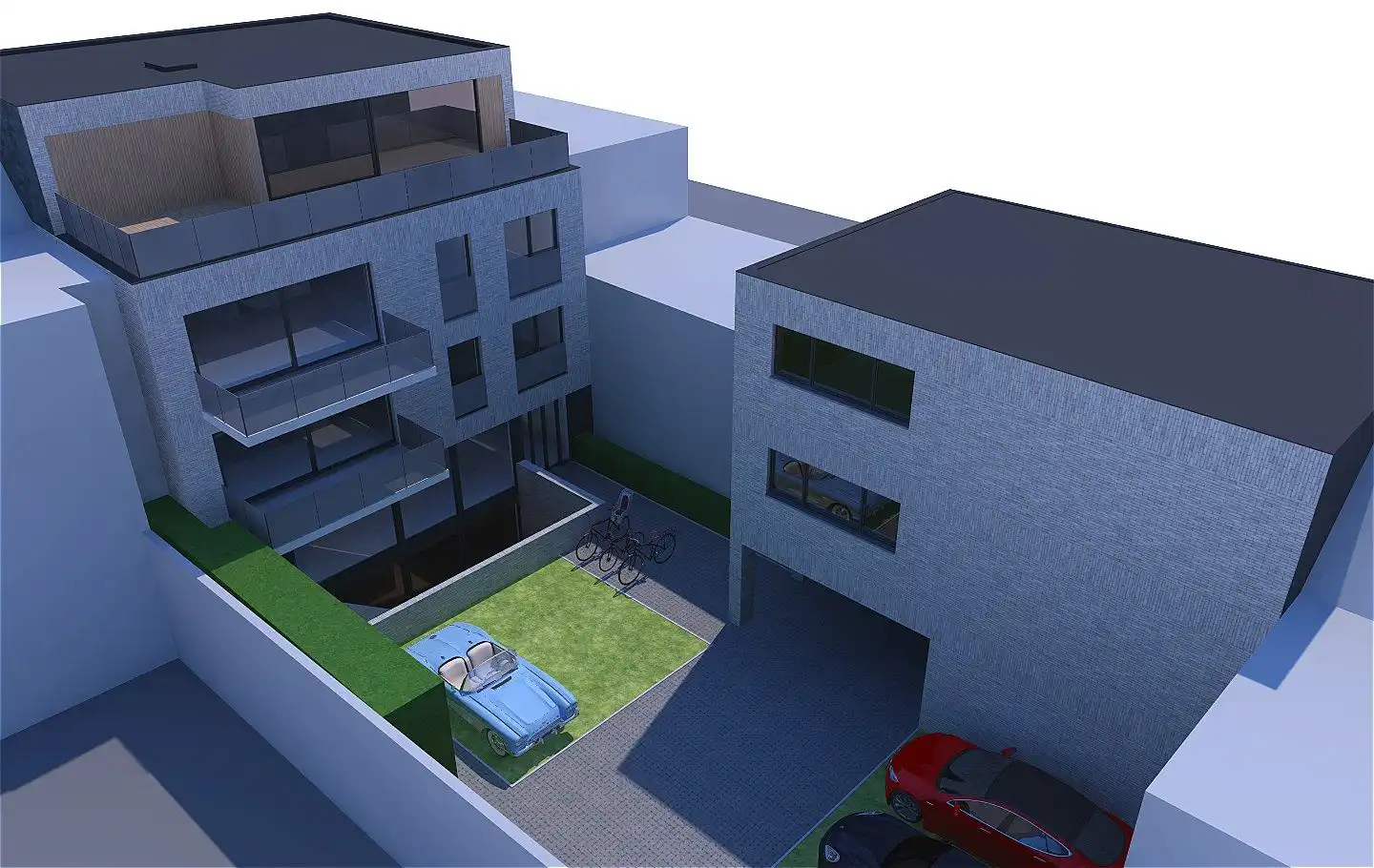 Recent appartement met 2 slpkrs en terras in hartje Putte foto 12