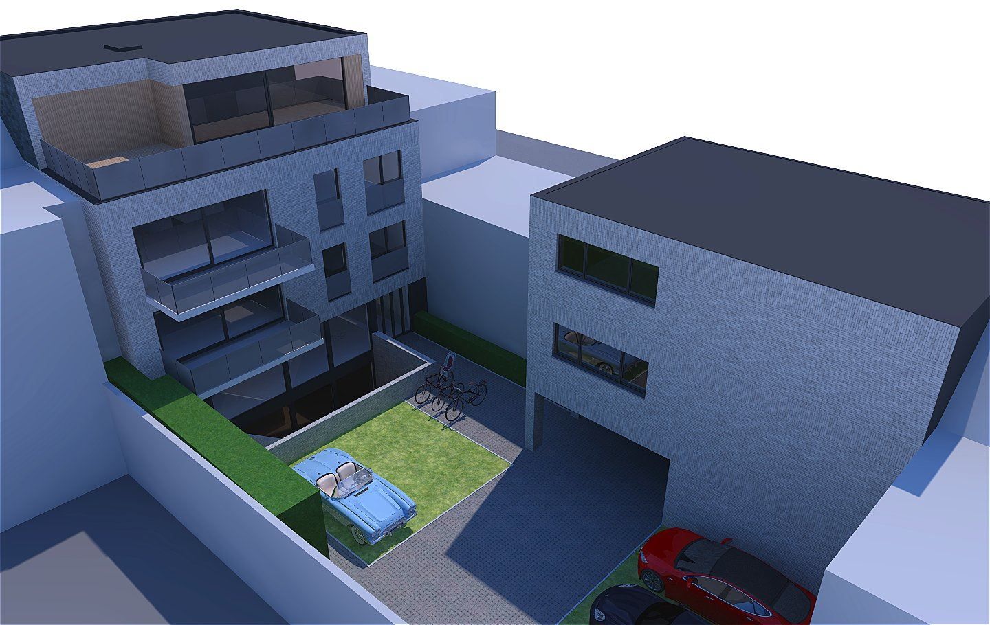 Recent appartement met 2 slpkrs en terras in hartje Putte foto 12