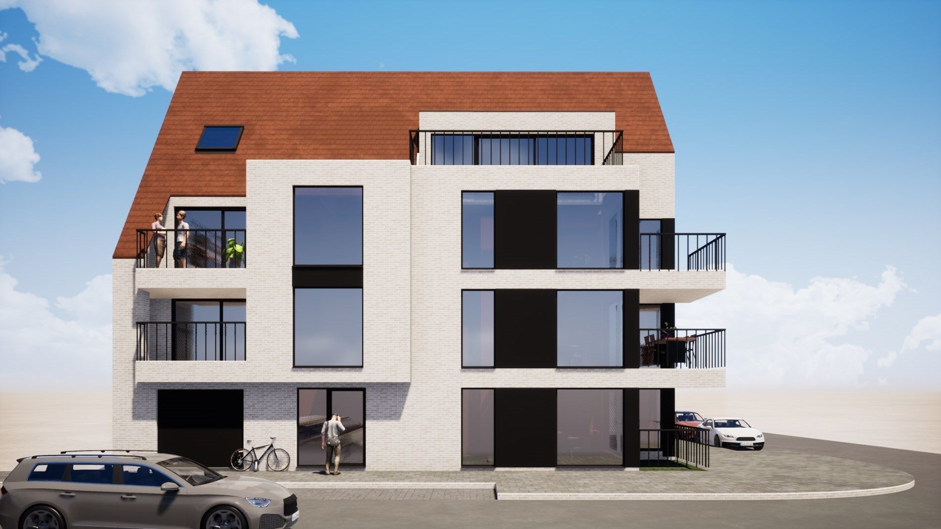 Ruim nieuwbouw appartement op eerste verdieping in centrum Oudenburg foto 10
