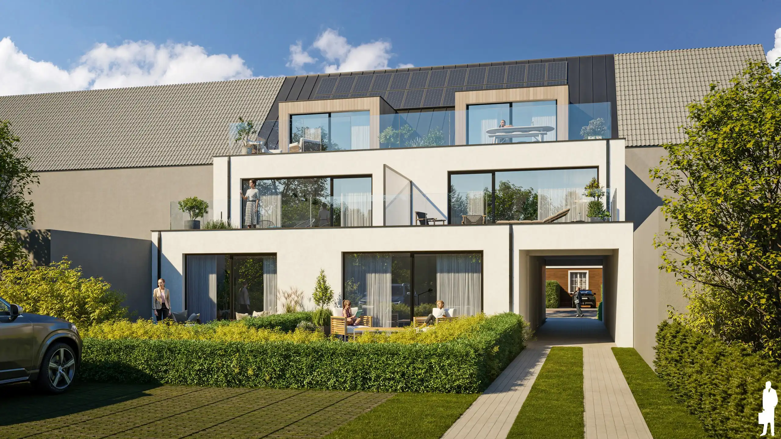 Residentie Nova: gelijkvloers 1-slaapkamerapp met terras foto 4
