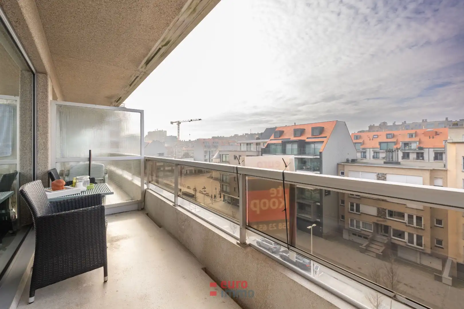 Ruime studio met twee slaaphoeken en groot terras in de Franslaan van Nieuwpoort-Bad foto 7