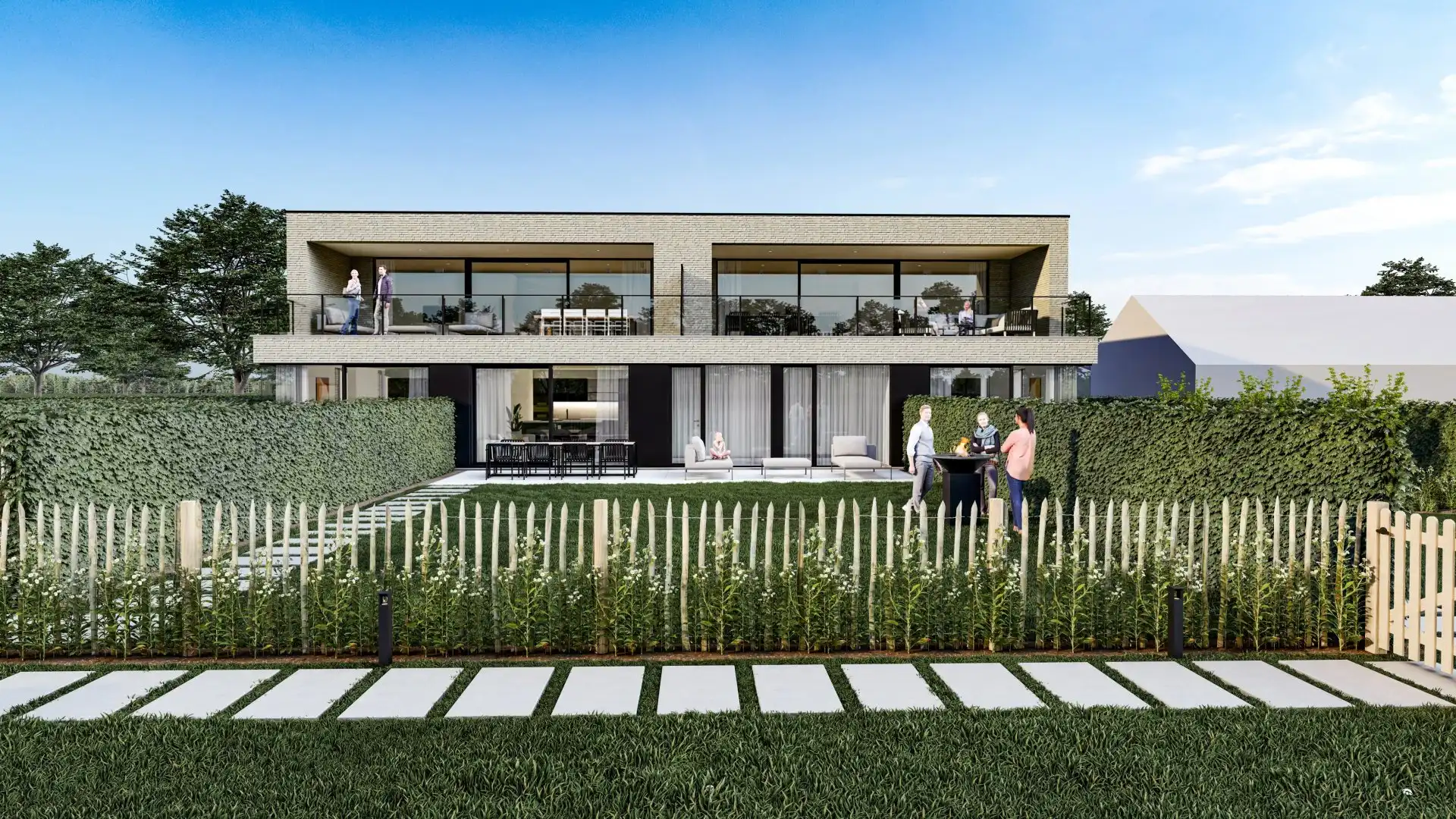 1.1 EXCLUSIEF  NIEUWBOUWAPPARTEMENT MET 2 SLPK’S EN RUIM TERRAS IN LINKHOUT foto 9