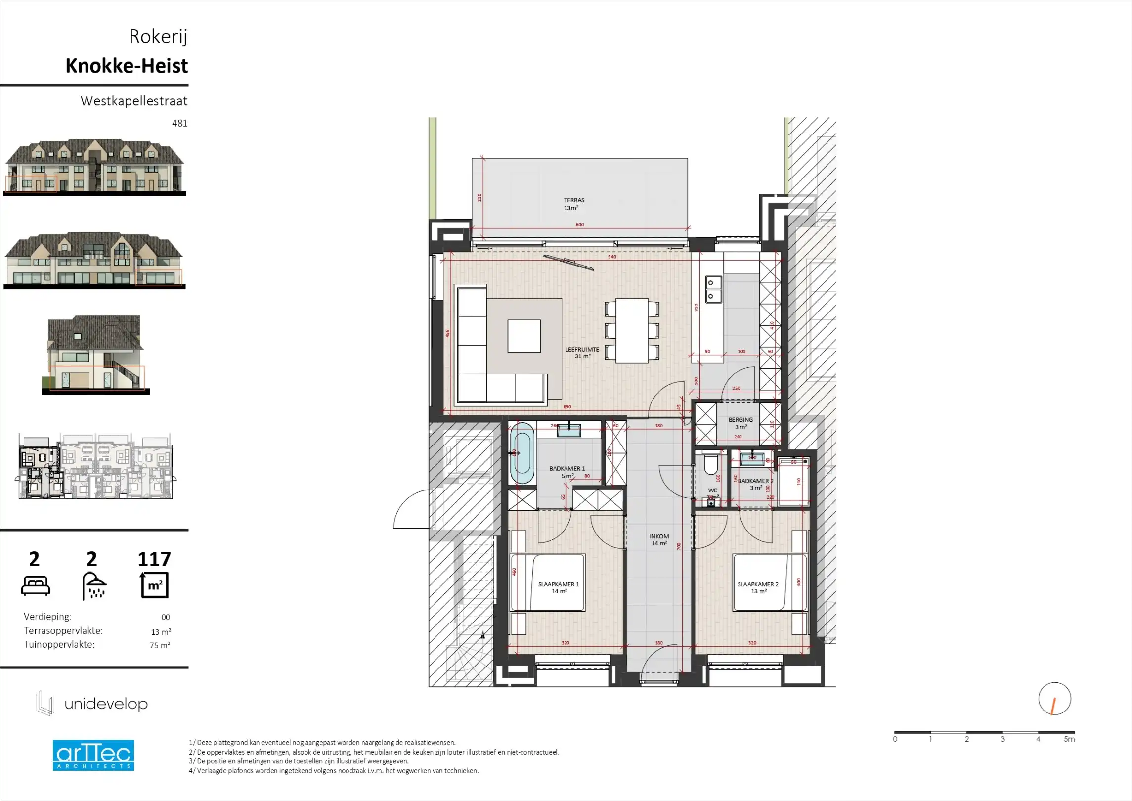 Stijlvolle stapelwoning gelegen in Res. Rokerij te Knokke-Heist  foto 9