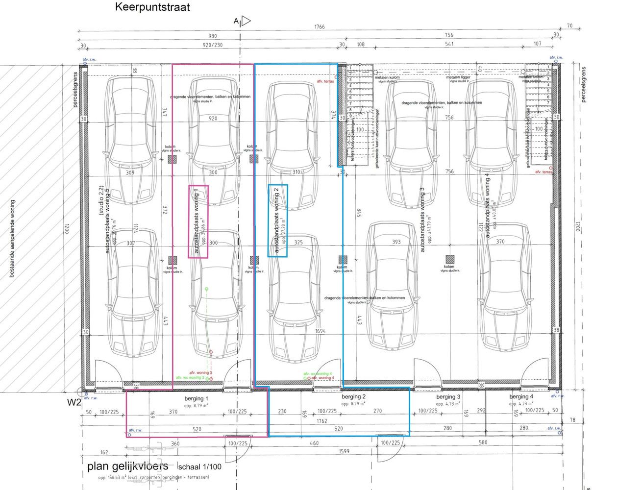 Bel-etage woning met 3 slaapkamers, dubbele carport  en tuintje /  6% btw mogelijk foto 9