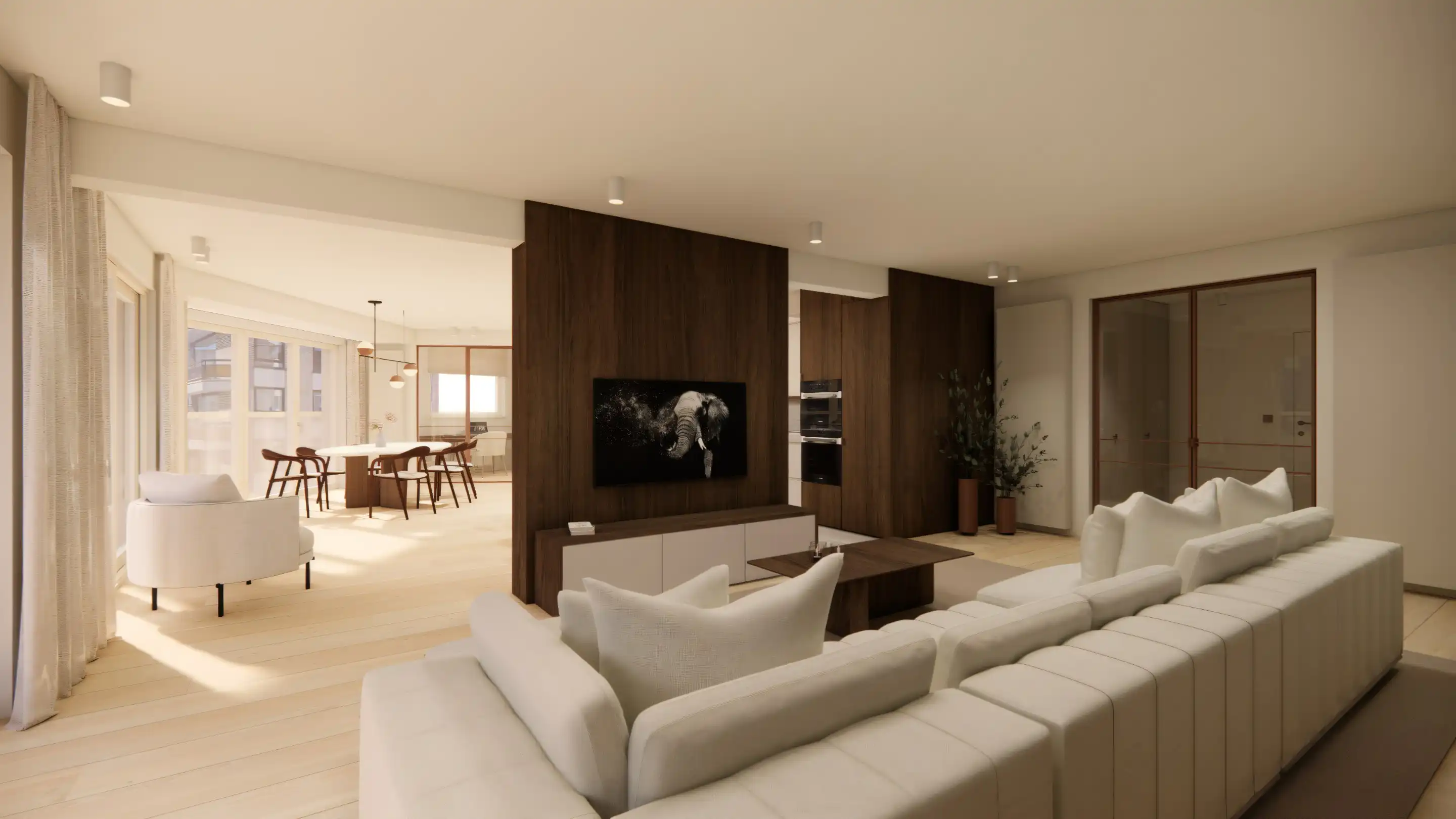 Ruim en prachtig gerenoveerd hoekappartement gelegen aan de westkant van de Lippenslaan foto 3