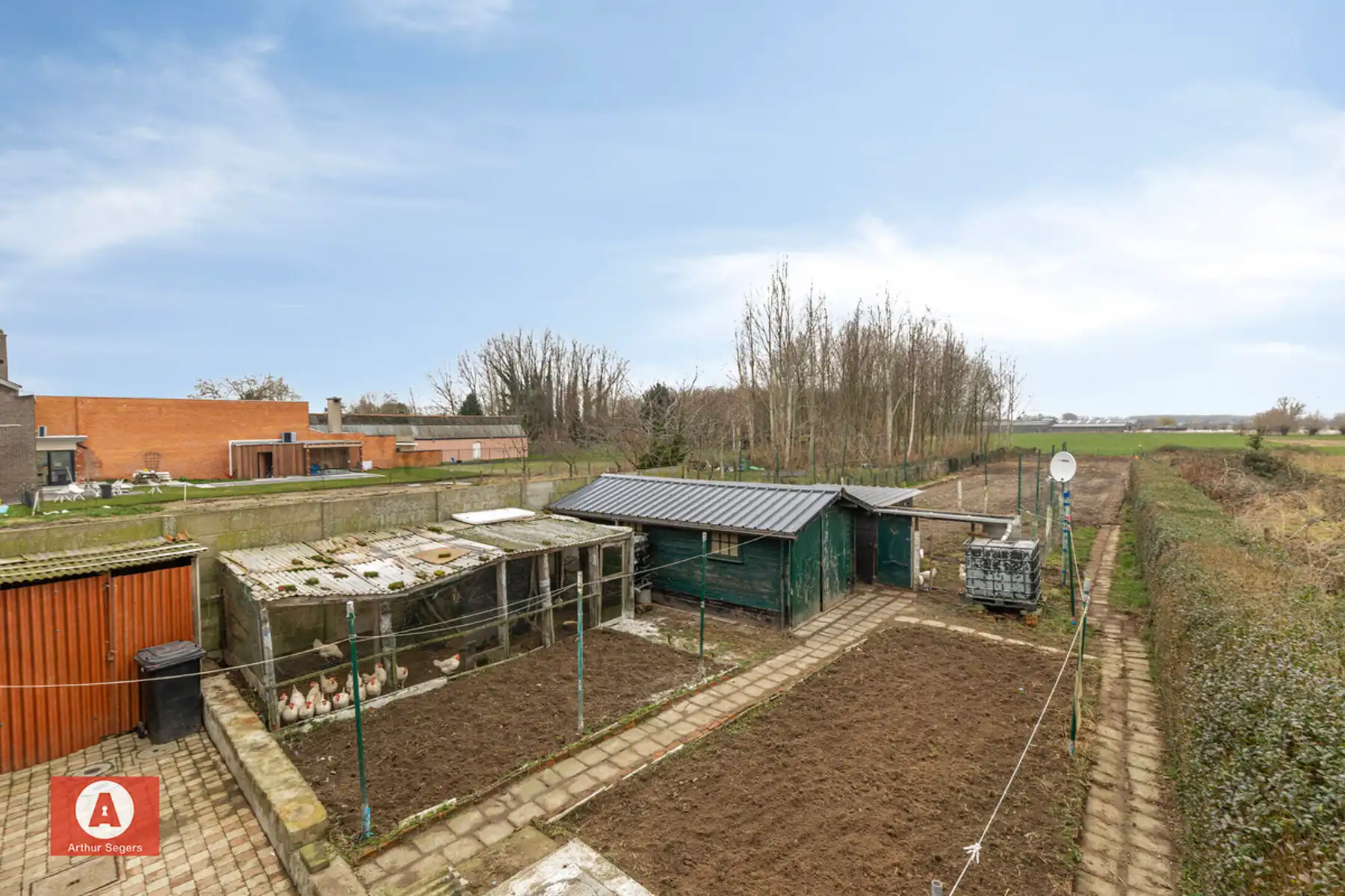 Ruime halfopen bebouwing op 15a 62ca met landelijk zicht foto 20