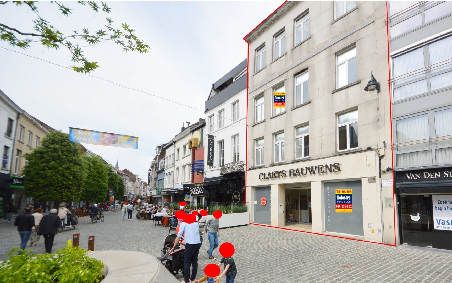 MODERN COMMERCIEEL GEBOUW LANGE ZOUTSTRAAT NAAST NOBEL foto {{pictureIndex}}
