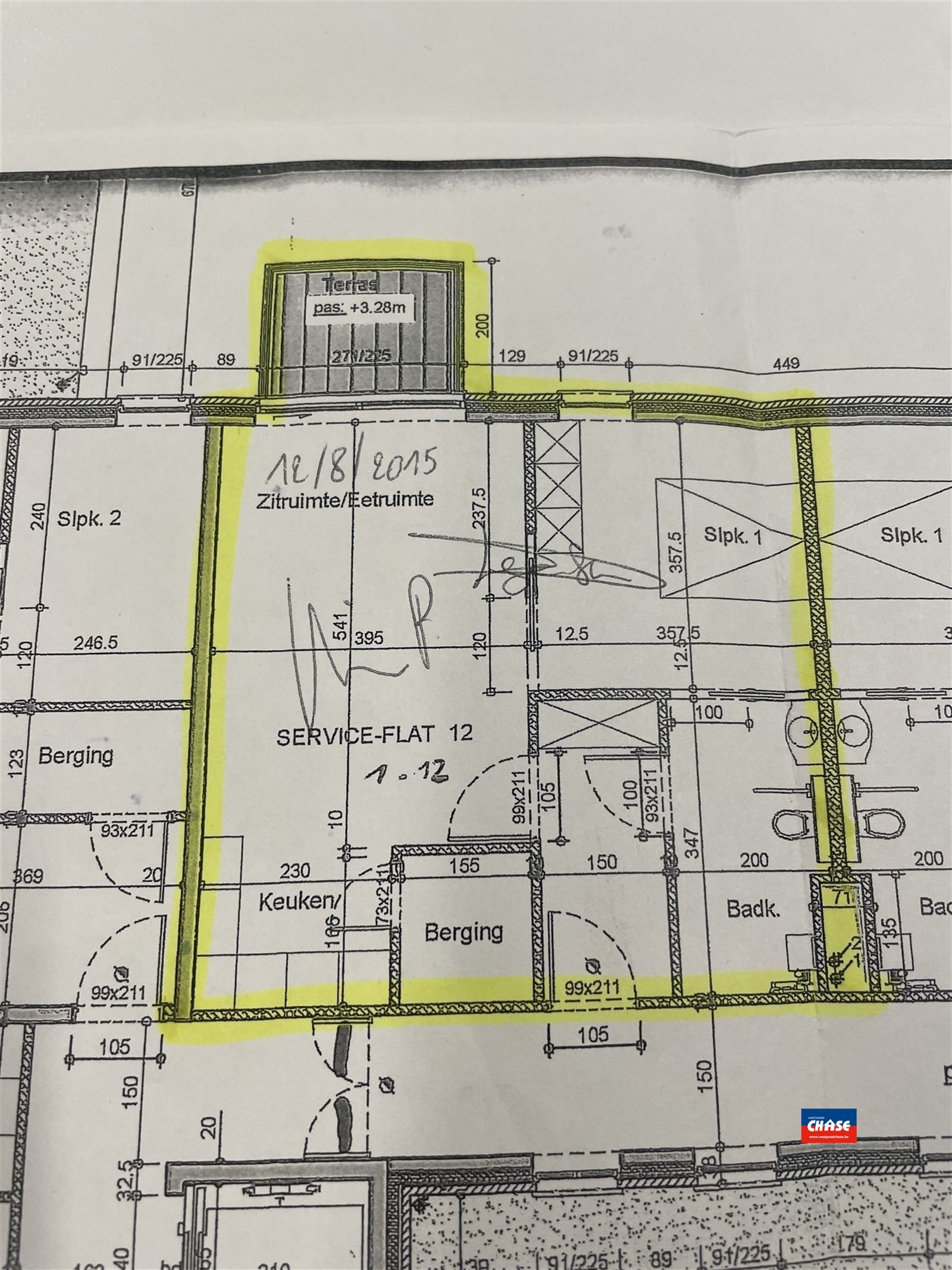 Assistentiewoning met 1 slaapkamer en terras foto 5