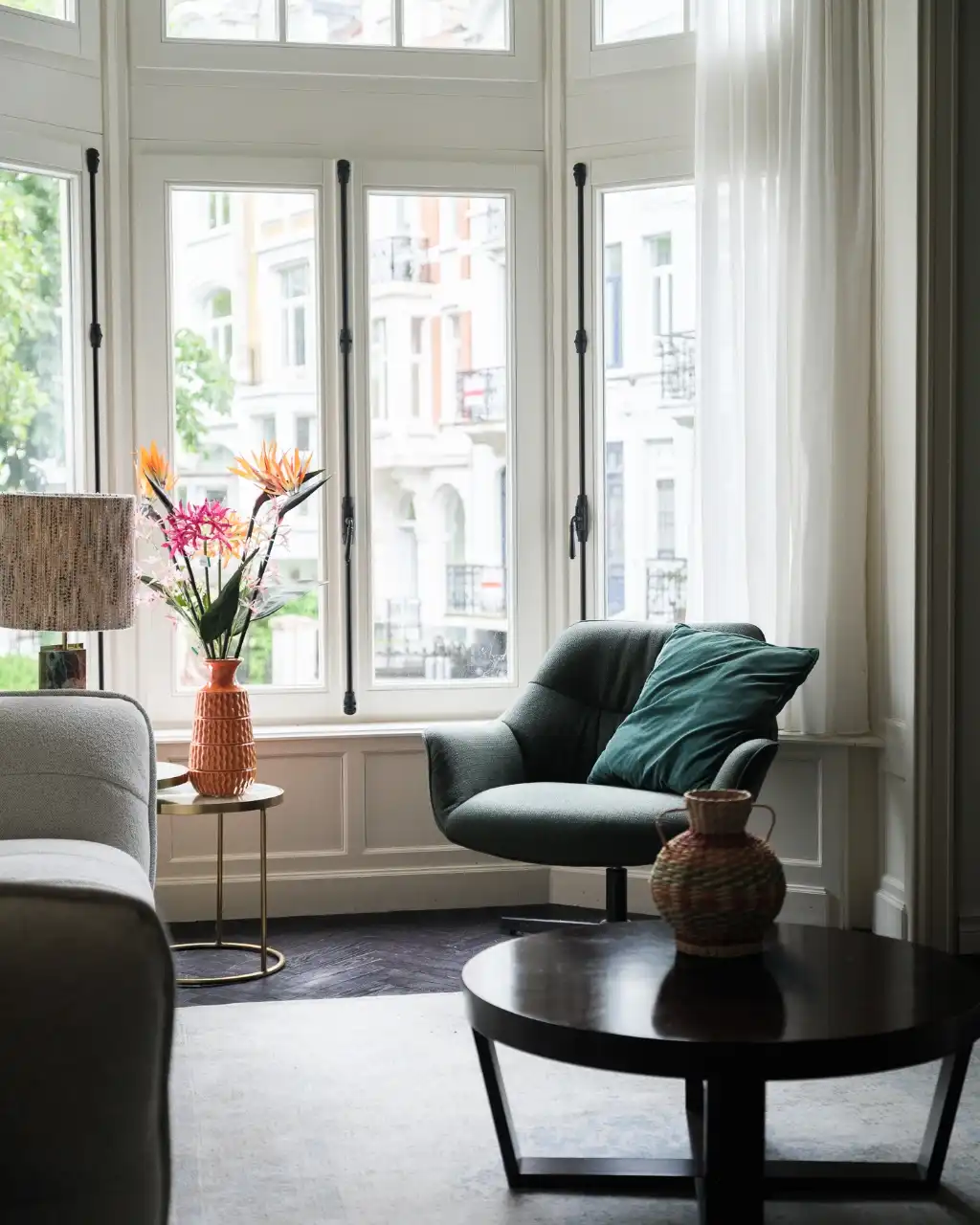 Oostende – ‘Les Hirondelles’: statige eclectische burgerwoning met handelsruimte en drie appartementen. foto 13