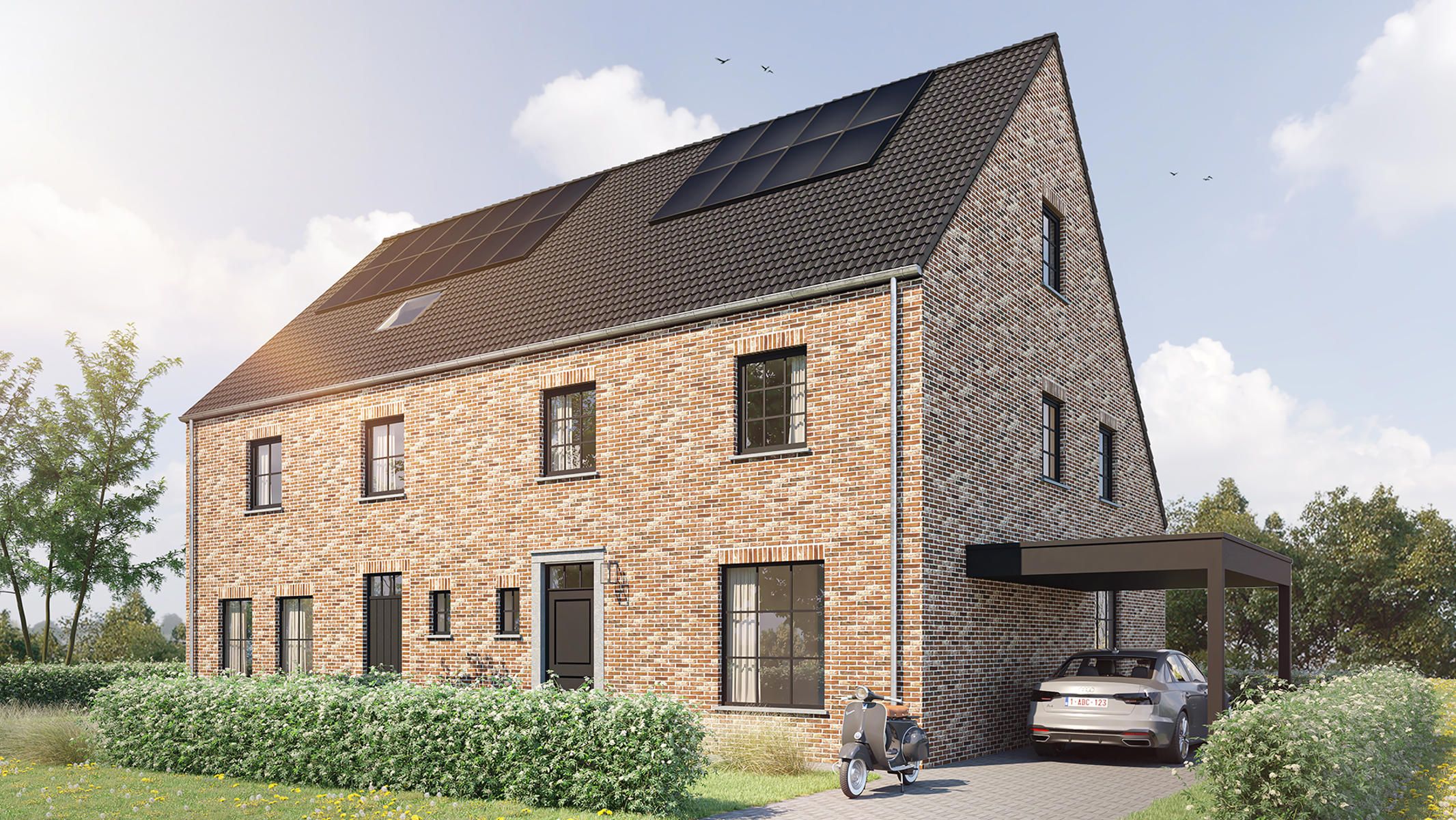 Landelijke, halfopen woning foto 4