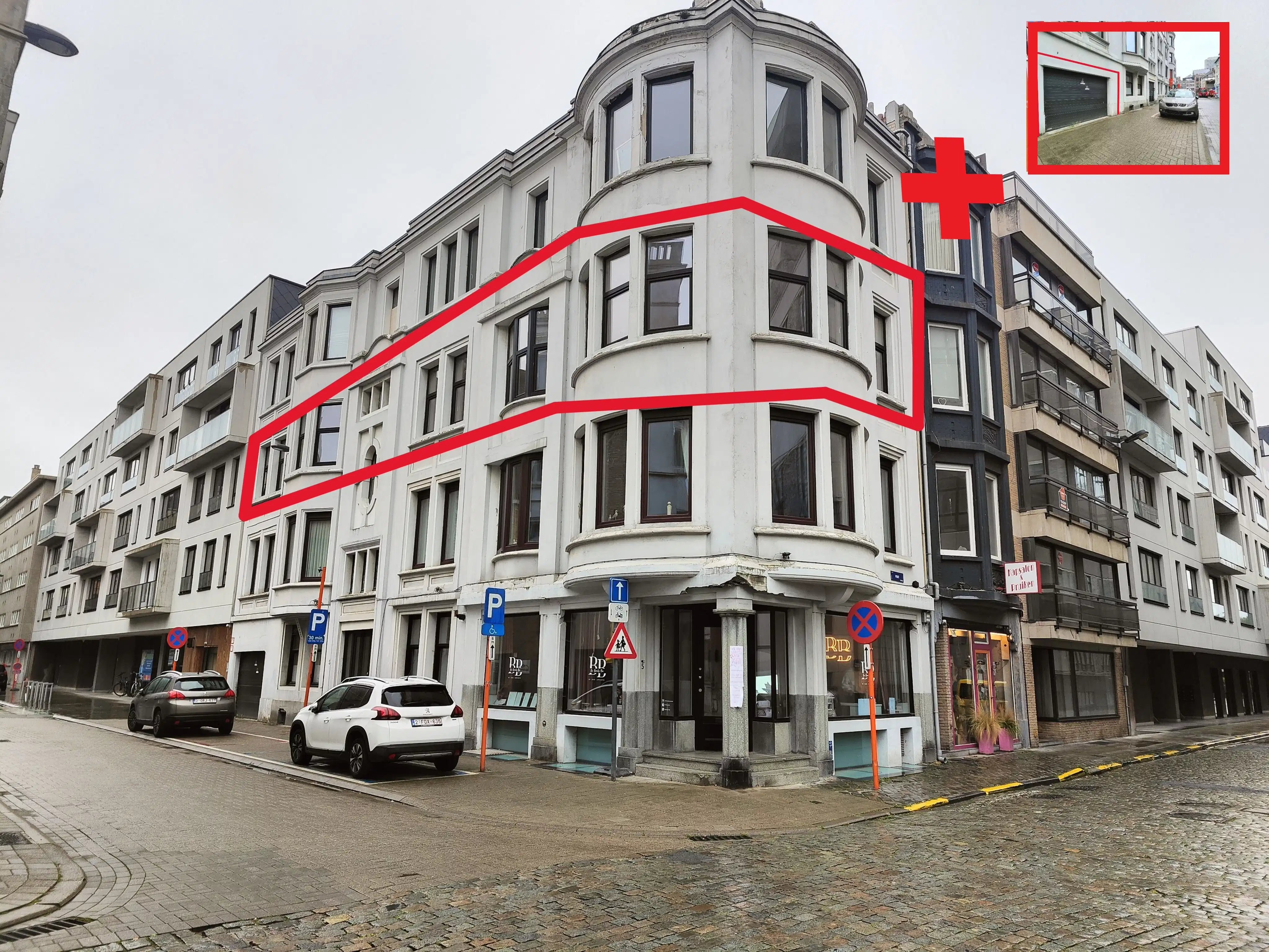 HOEKAPPARTEMENT (3 SLPK!) + kelderberging + GARAGE! foto {{pictureIndex}}