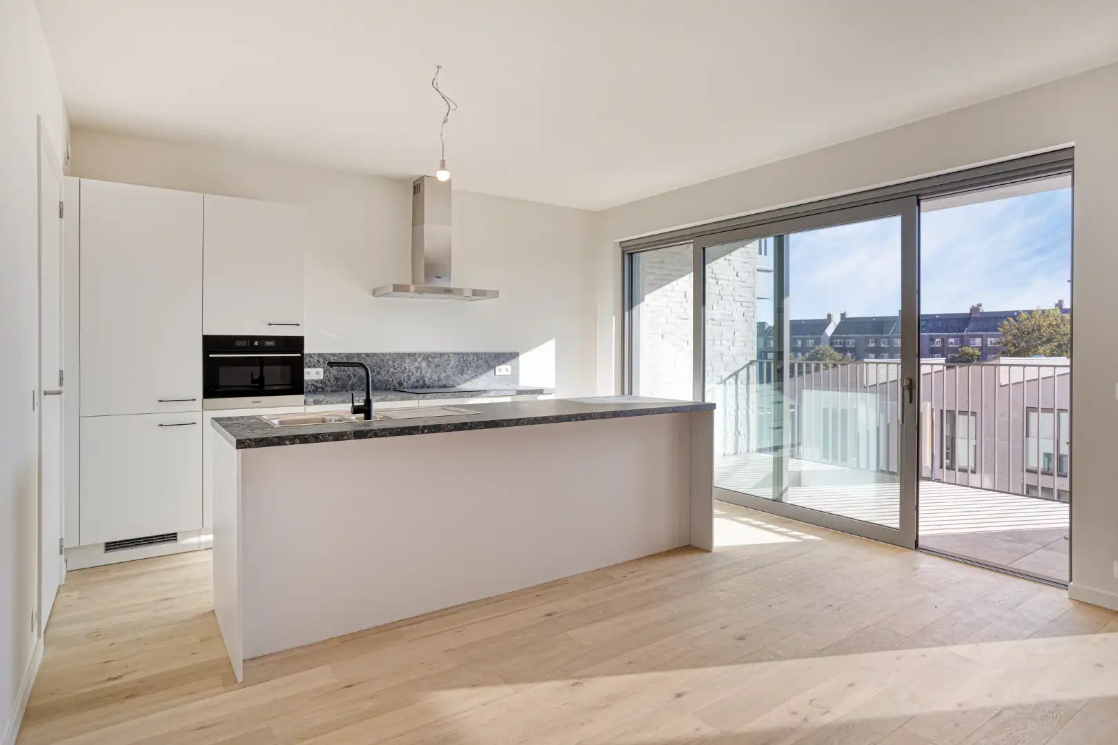 Nieuwbouw appartement met 3 slaapkamers, 2 badkamers, terras, 2 autostaanplaatsen en kelderberging in Leuven! - EPC A - bewoonbare opp. 108 m² foto 9