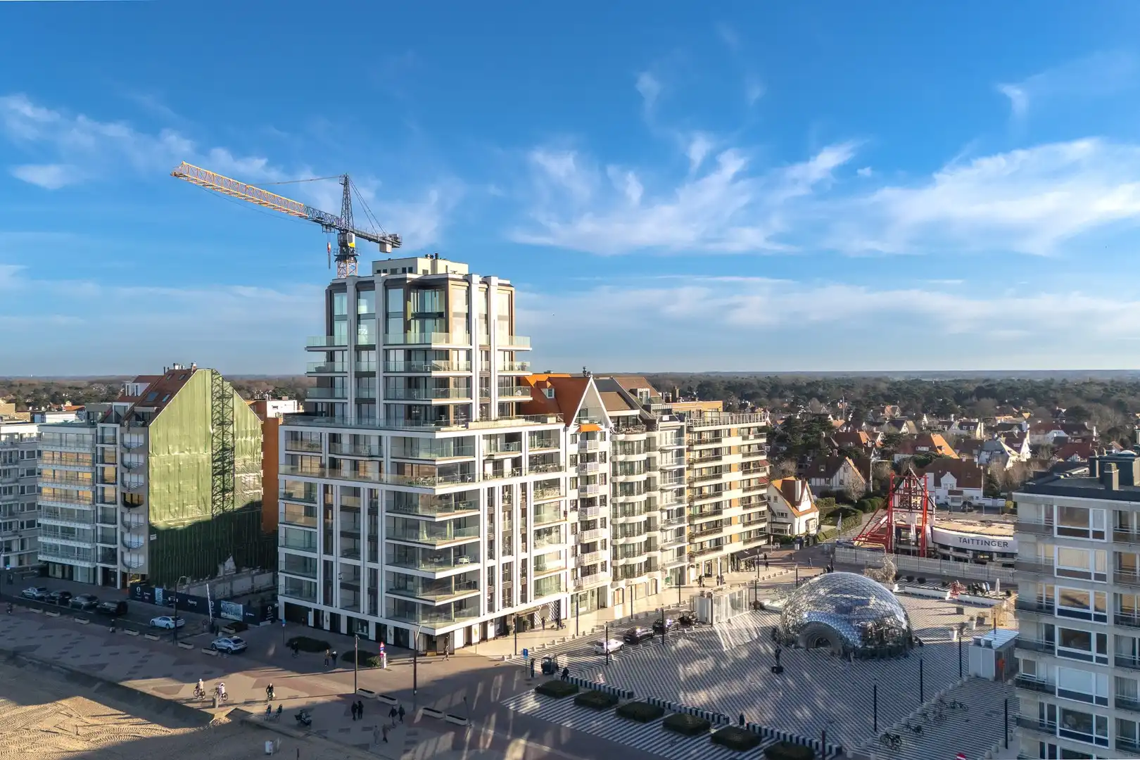 Uitzonderlijke penthouse met een gevelbreedte van 12m en panoramisch zeezicht in de standingvolle residentie Plaza op het Albertplein. foto 11