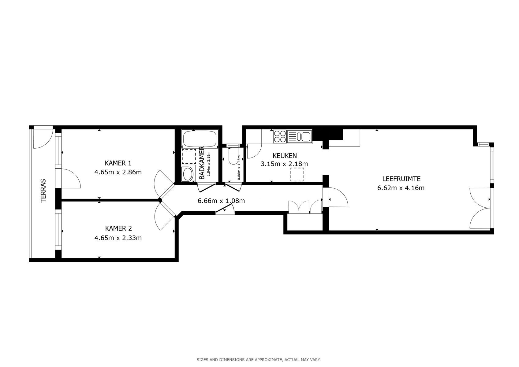 Gerenoveerd 2 slpk. appartement op toplocatie in Oostende  foto 18