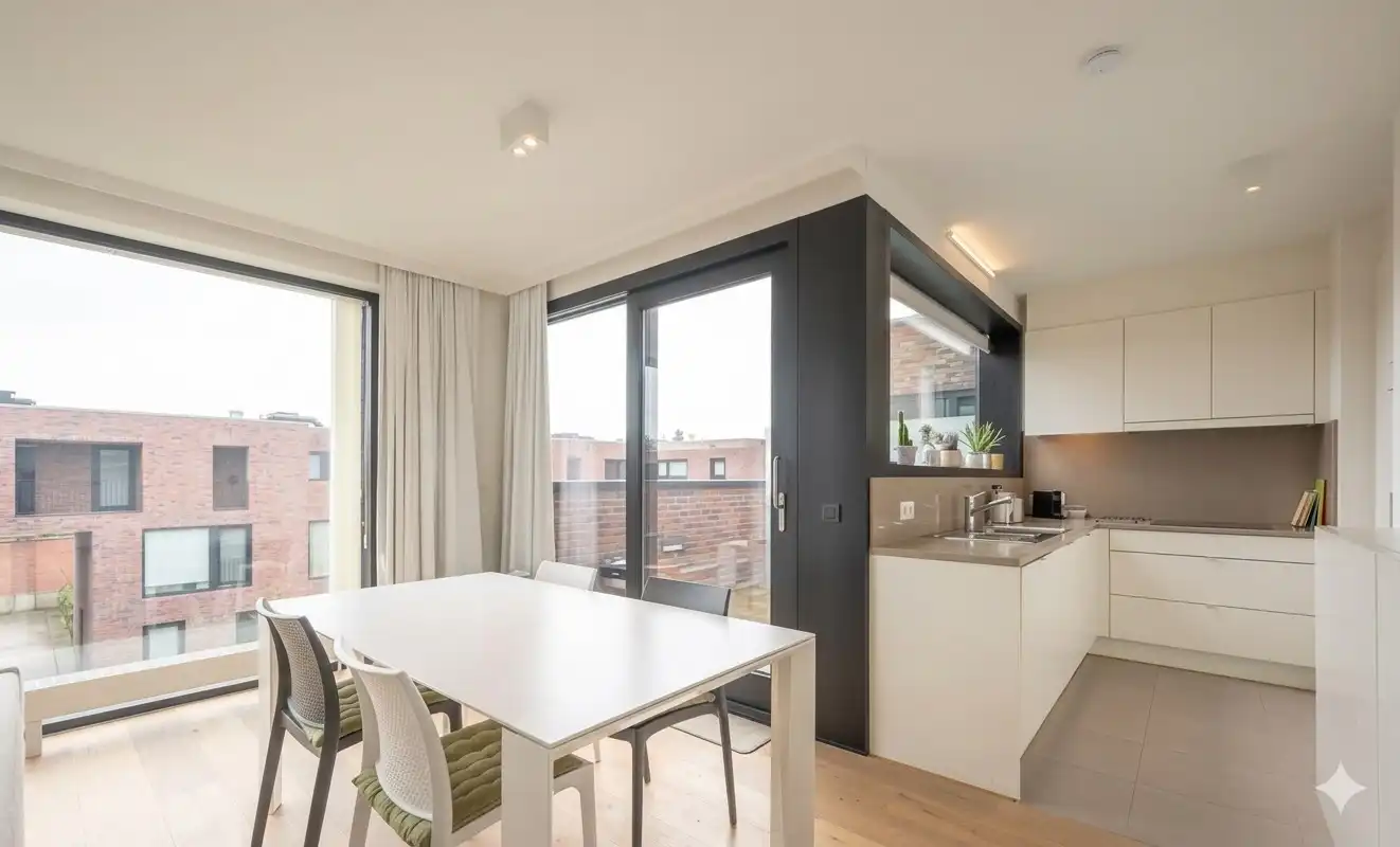 Instapklaar 1-slaapkamerappartement met terras foto 5
