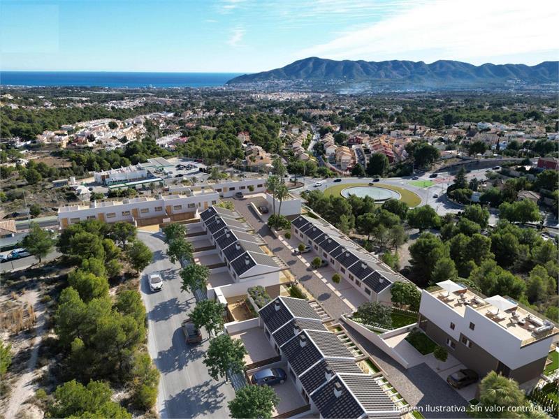 Zeer ruime woningen met zeezicht in La Nucia foto 14