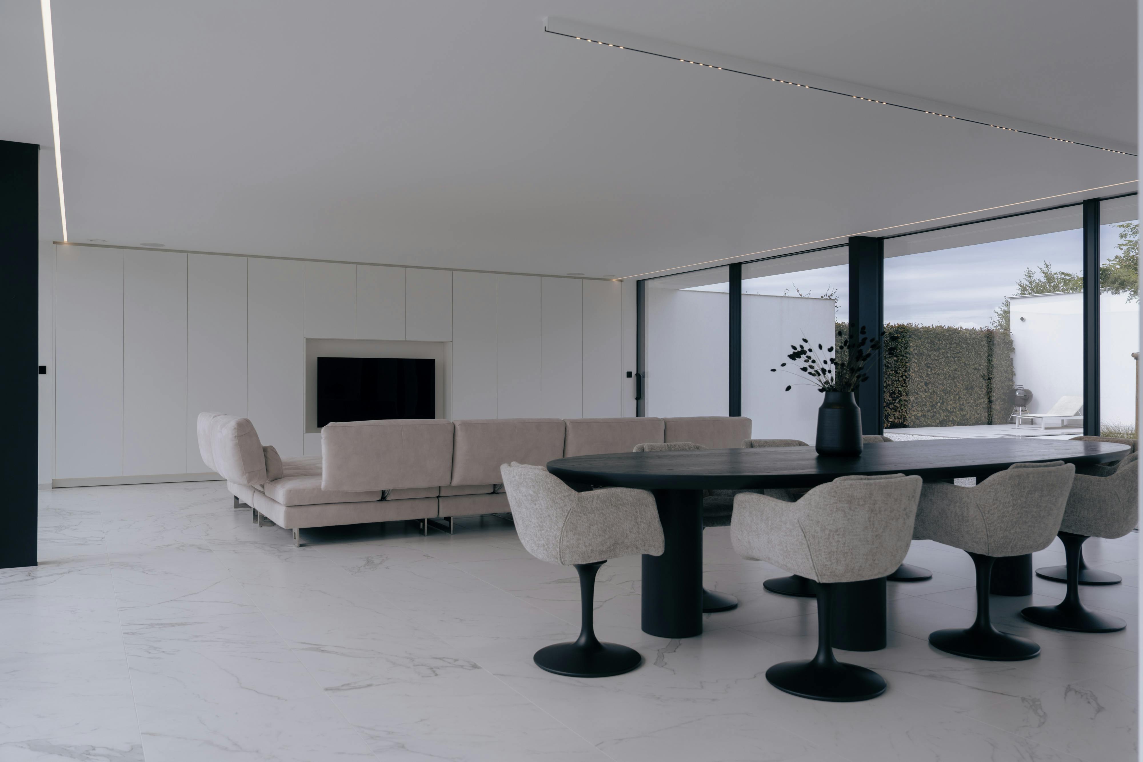 Hypermoderne strakke villa met zwembad nabij Roeselare foto 6