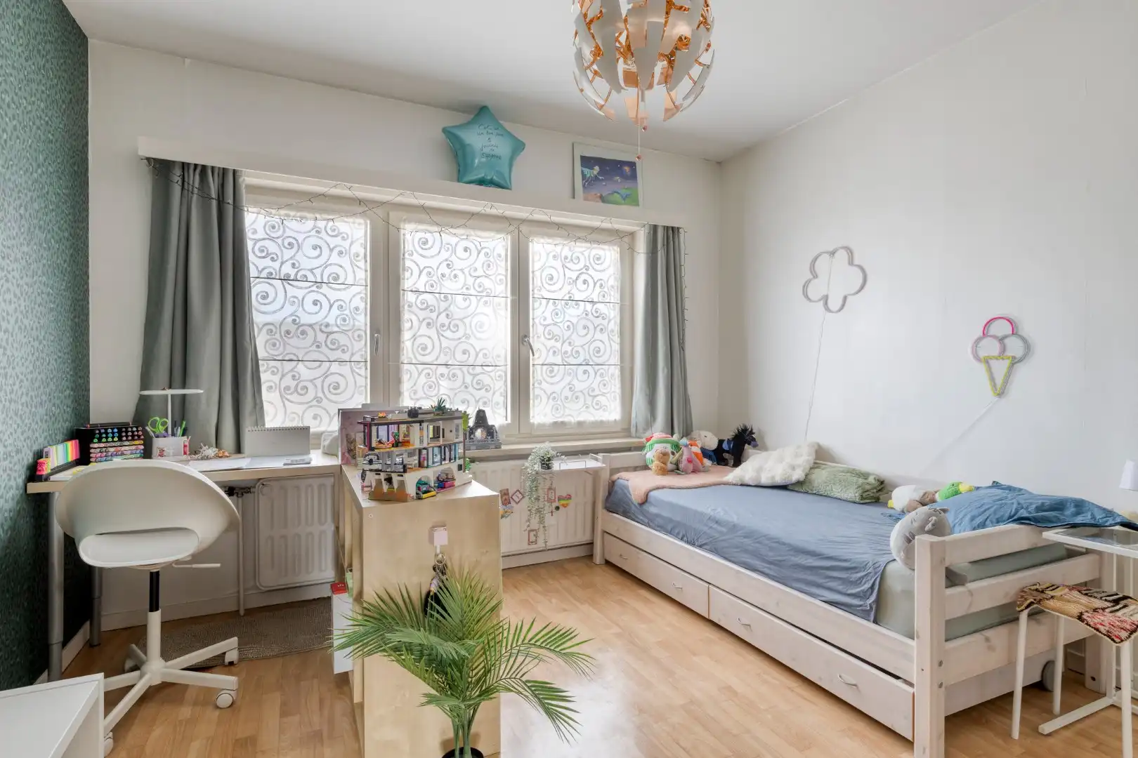 Opbrengsteigendom met tuin en 2 verhuurde appartementen in Wemmel foto 14