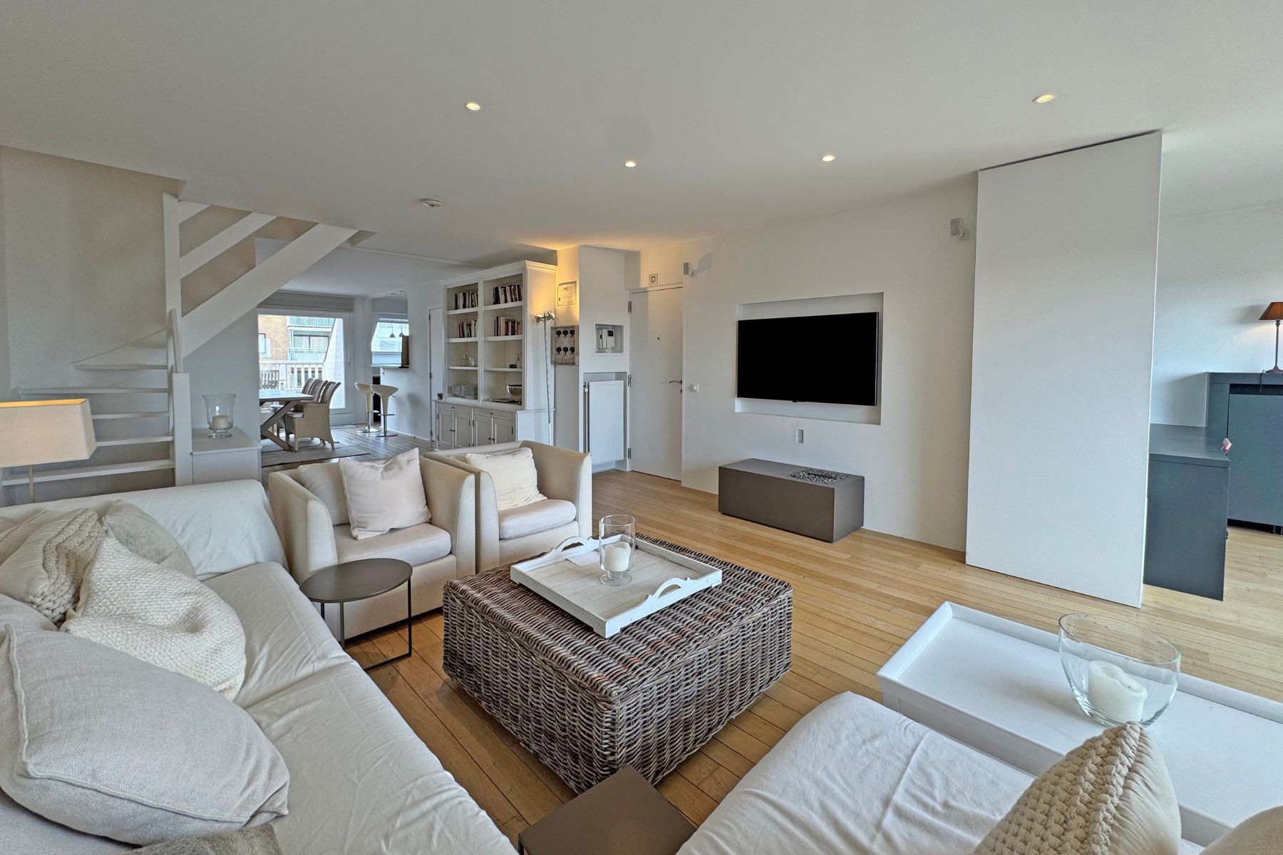 Gemeubeld Penthouse in het hart van het Zoute foto 5