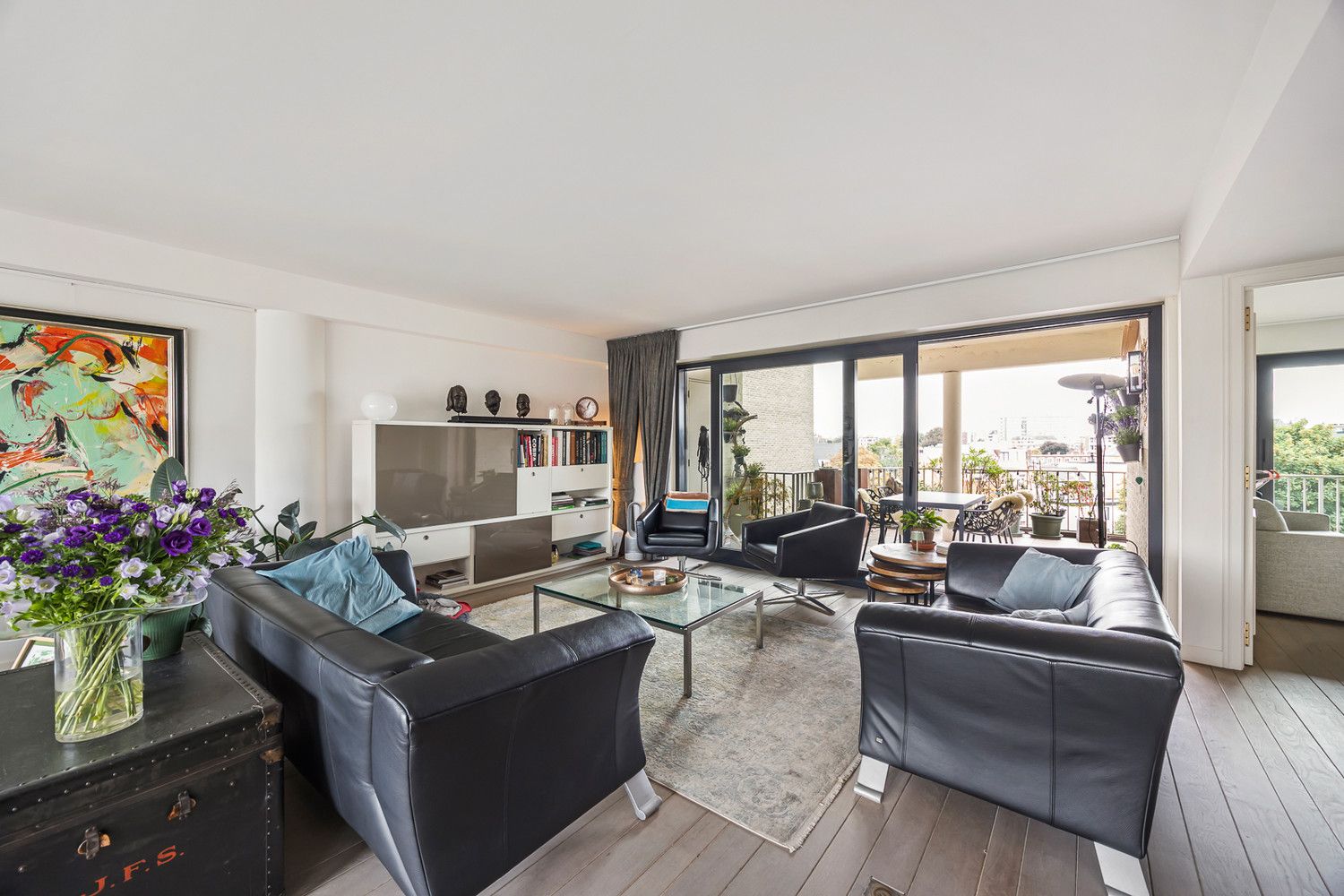 Royaal hoekappartement (ca. 260 m²) met unieke terrassen & panoramisch uitzicht over het Stadspark – optioneel 3 parkings foto 10