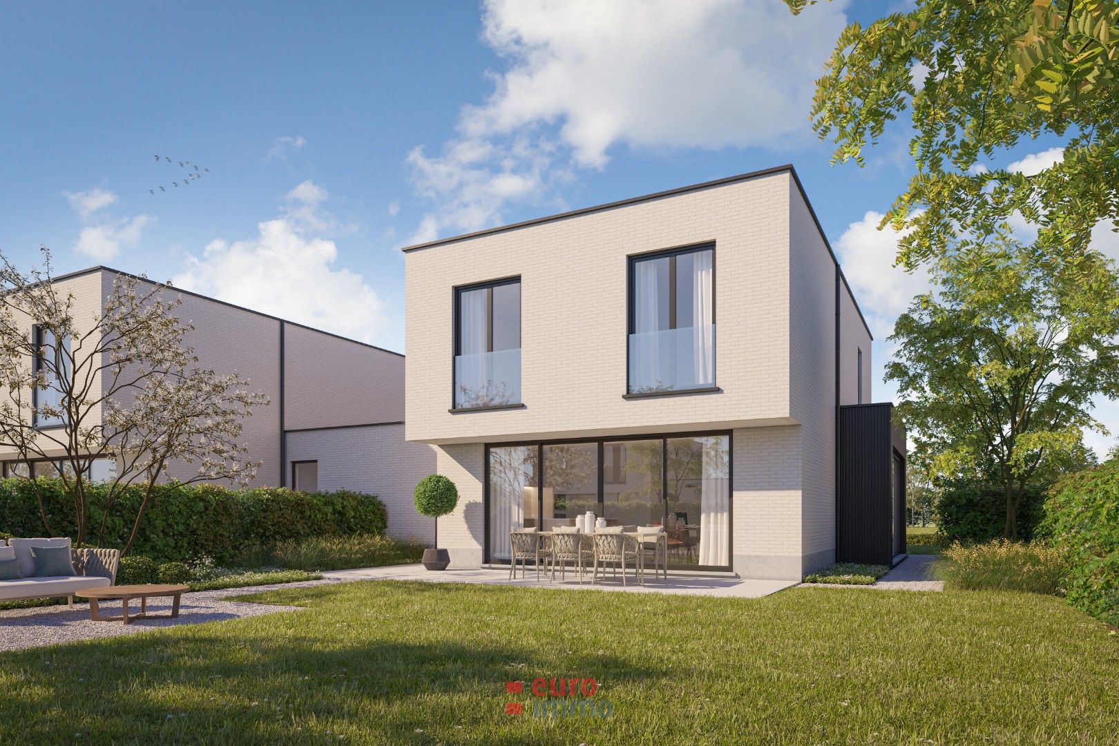 Energiezuinige nieuwbouwwoning met 3 slaapkamers en tuin te koop in Westende – Project Kortehof foto {{pictureIndex}}