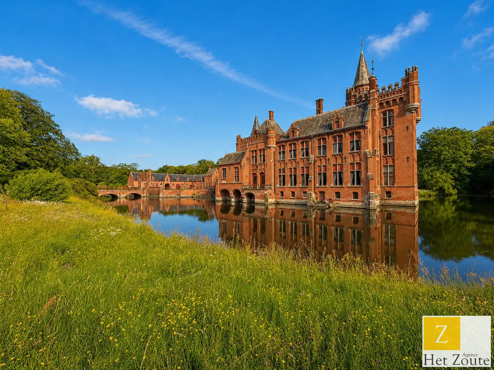 Uitzonderlijk kasteel op enkele minuten van Brugge foto 2
