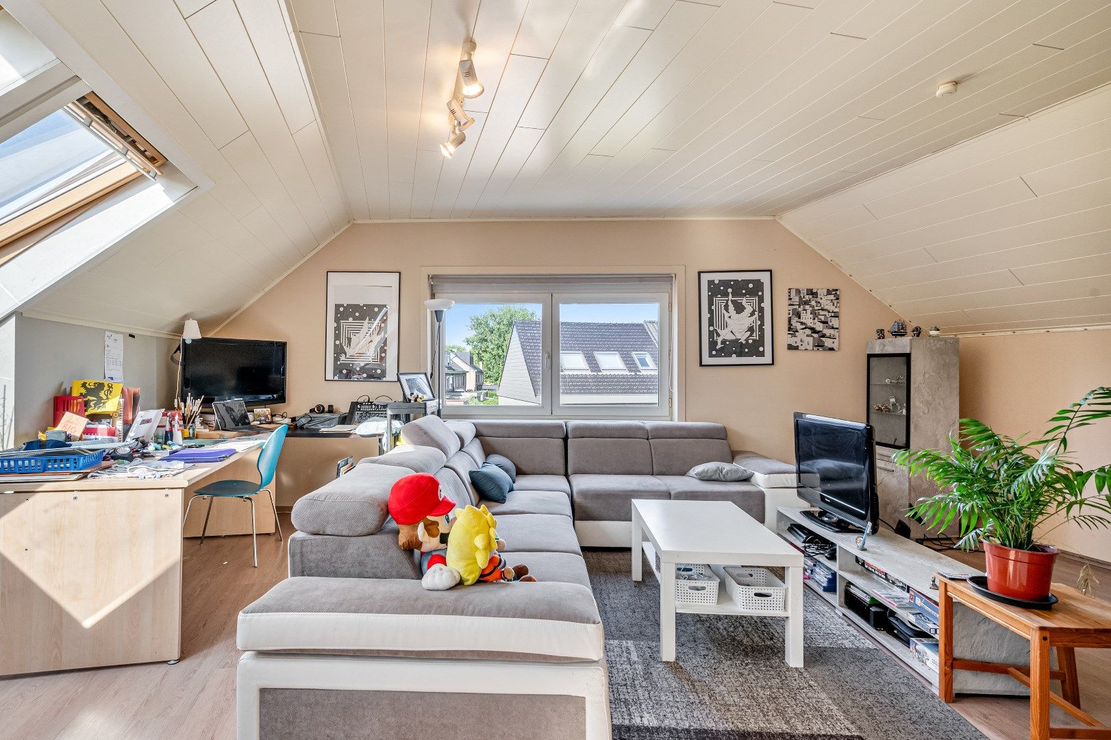 Charmant en lichtrijk dakappartement in Gent, vlak bij natuurreservaat Bourgoyen-Ossemeersen foto 4