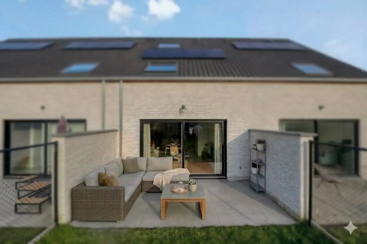 Huis (°2024, EPC A: 21) met 3 slaapkamers, carport en tuin te Maldegem foto 14