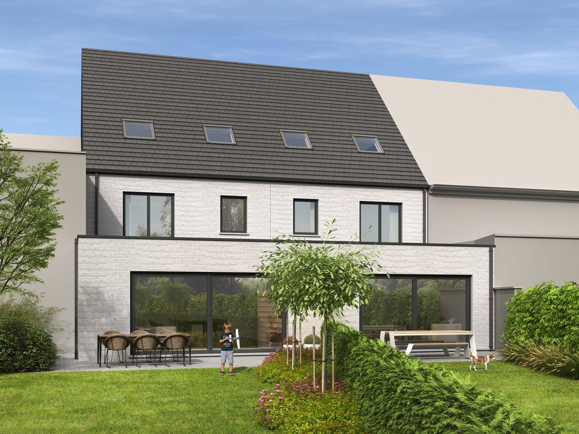 Ruime, instapklare en energiezuinige nieuwbouwwoning met 4 slaapkamers, garage en fijne tuin foto {{pictureIndex}}