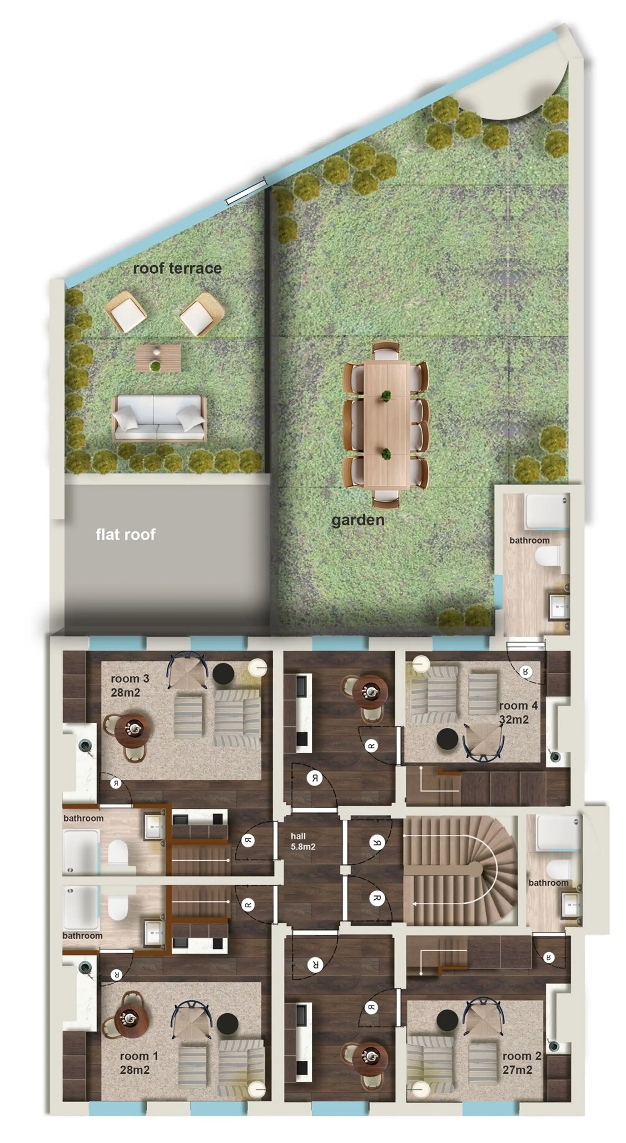 Stijlvolle all-in gemeubelde studio in hartje Antwerpen foto 18