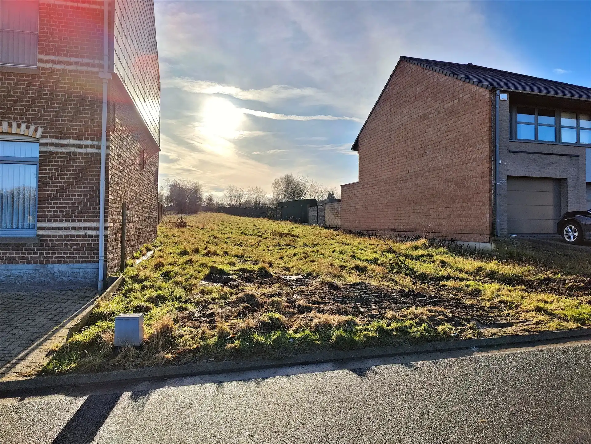 Exclusieve bouwgrond van 16a53ca voor een elegante driegevelwoning nabij Mazenzele foto 3