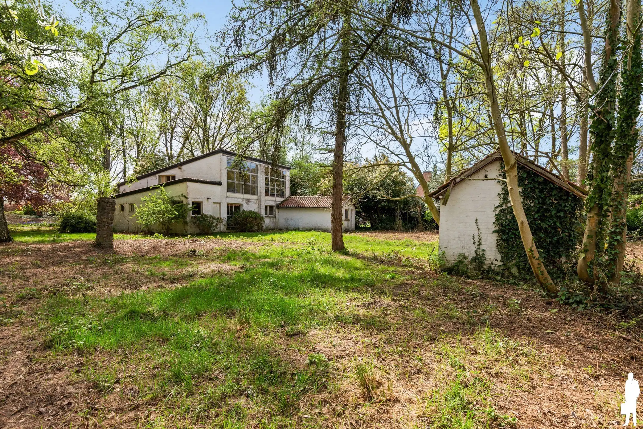 Fantastische bouwgrond (ca6685m²) met prachtige parktuin/bos foto 4