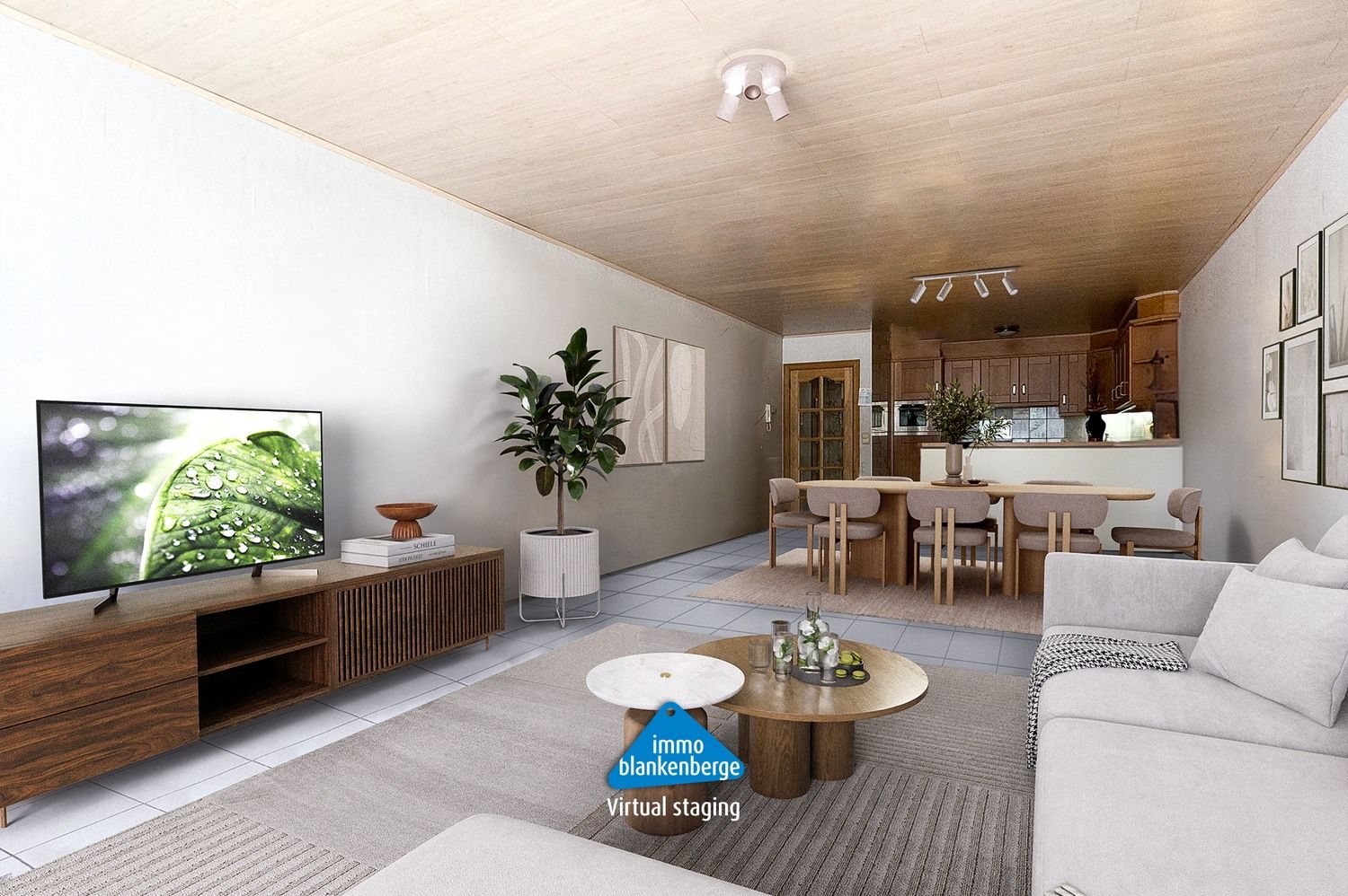 Gelijkvloers Appartement met Twee Slaapkamers foto 2