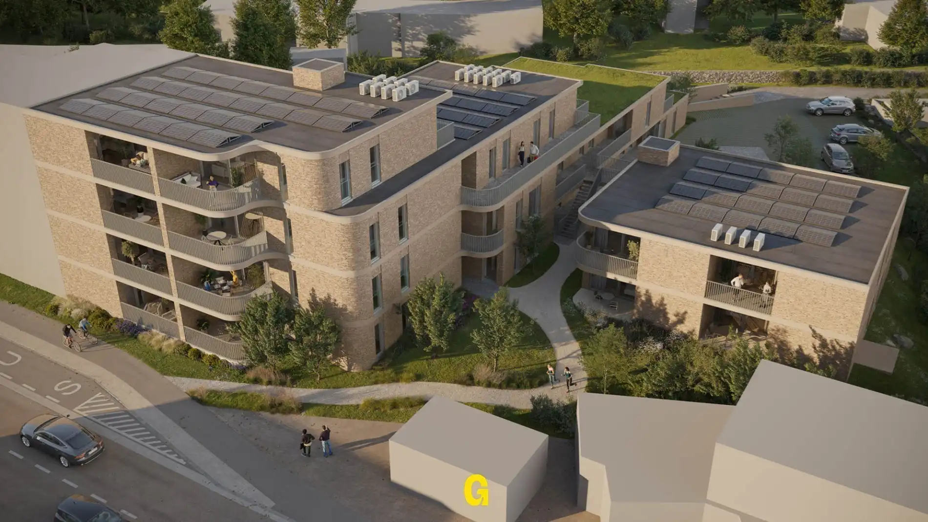 Nieuwbouwappartement op de 1ste verdieping met 2 slaapkamers en terras met zicht op de tuin, in res. de Boomgaard vlakbij het centrum van Hoeselt foto 8