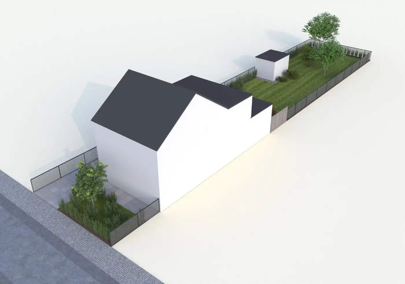 Rustig gelegen bouwgrond voor een halfopen bebouwing op 553m² foto 4