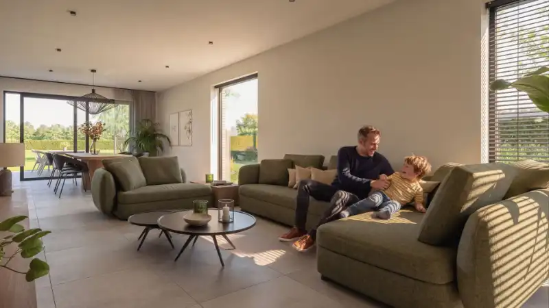 Vinkt (Deinze) - Weg naar Poeke - lot 02 - moderne woning met weids uitzicht op 1.698 m² foto 4