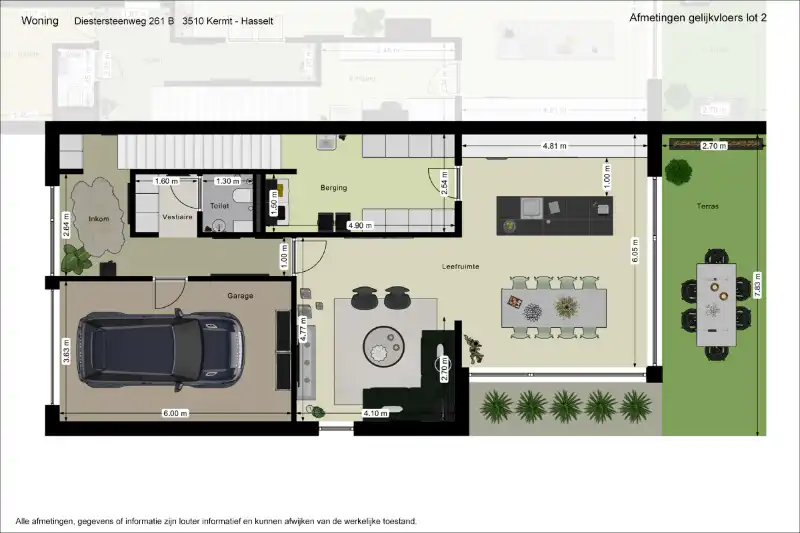 Ruime half open BEN-woning met 4 slaapkamers en inpandige garage te bewonderen in het gezellige Kermt. foto 16