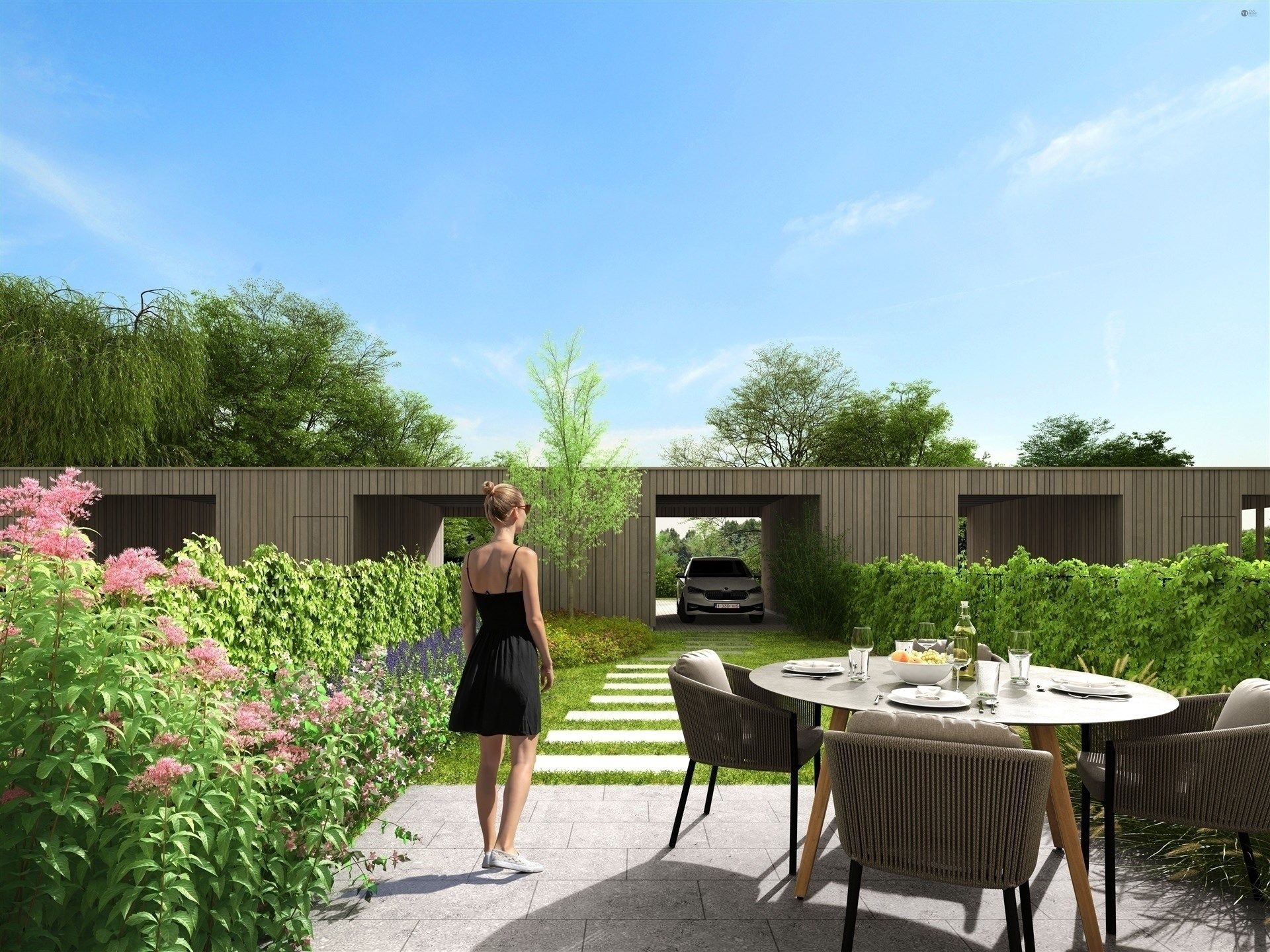 Kwalitatieve rijwoning te Vrasene foto 12