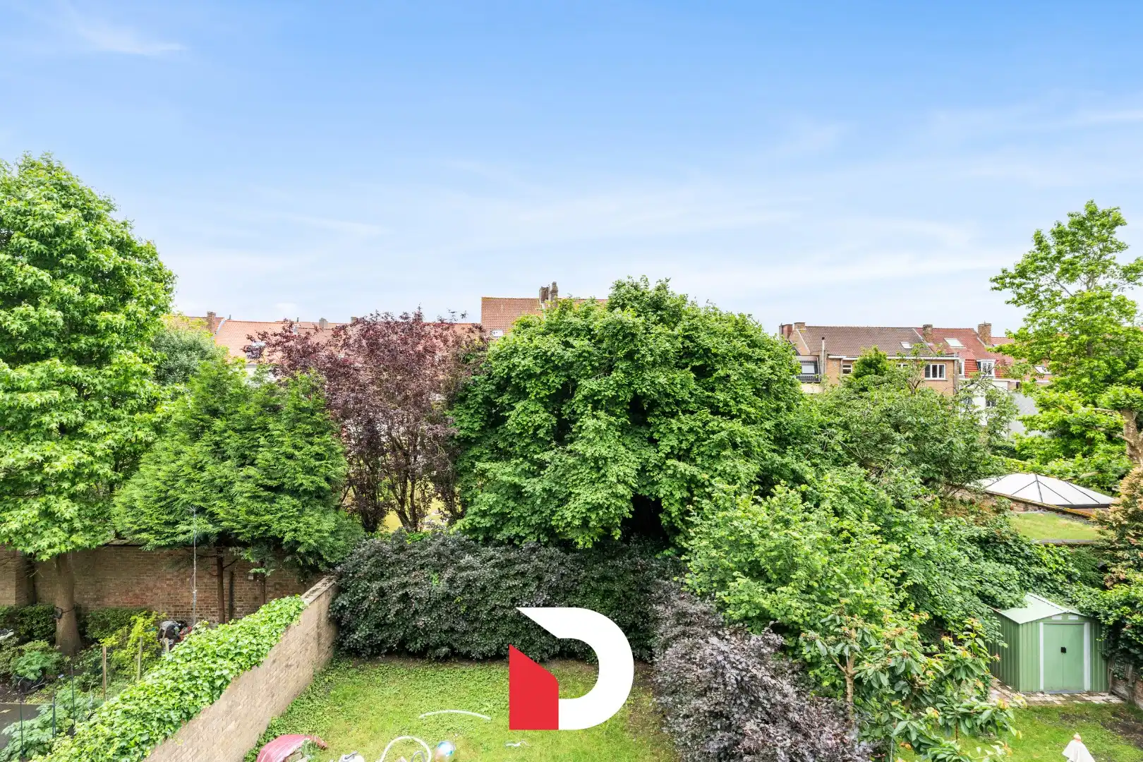 Kleinschalig app gebouw met garages en tuin te Kristus-Koning foto 20