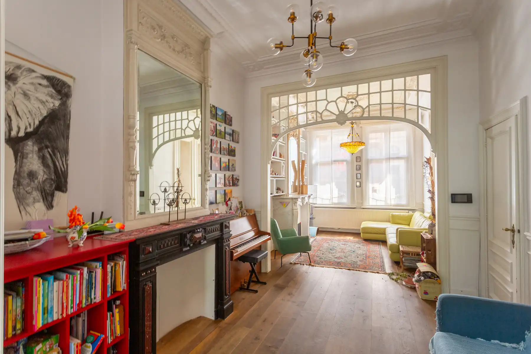 Oud-Berchem | Authentieke herenwoning met 5 slpks + tuin foto 4
