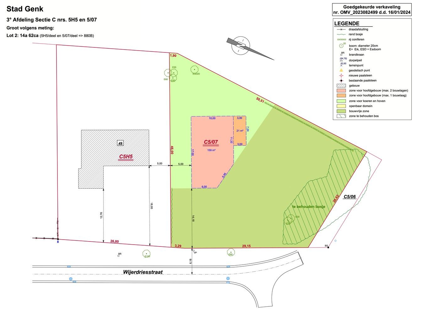 Genk, Wijerdriesstraat 51 - Mooie bouwgrond voor open bebouwing van 14a 62ca. foto 5