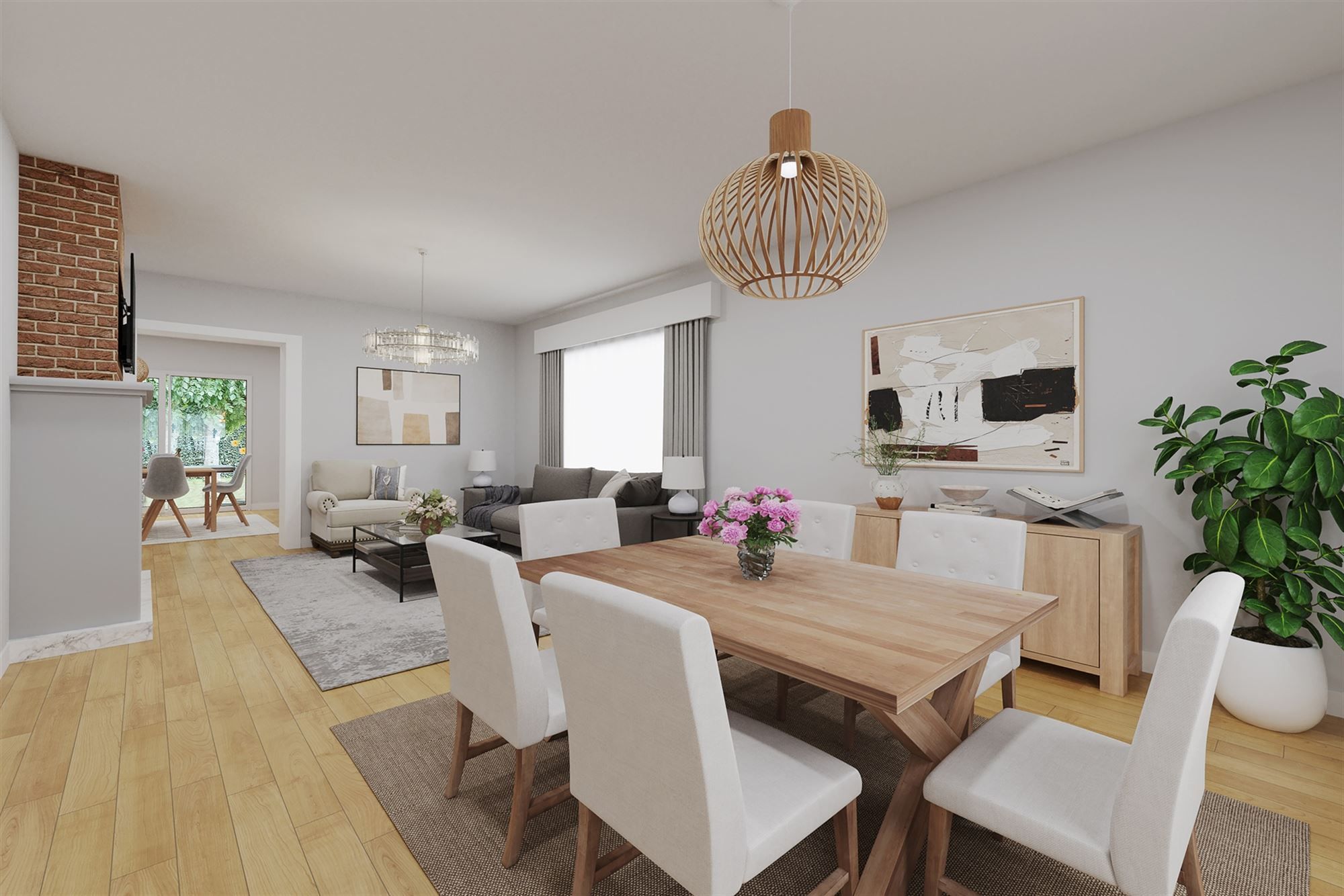 OP TE FRISSEN WONING MET 4 SLAAPKAMERS RUSTIG GELEGEN OP EEN PERCEEL VAN 7A41CA TE PAAL foto 3