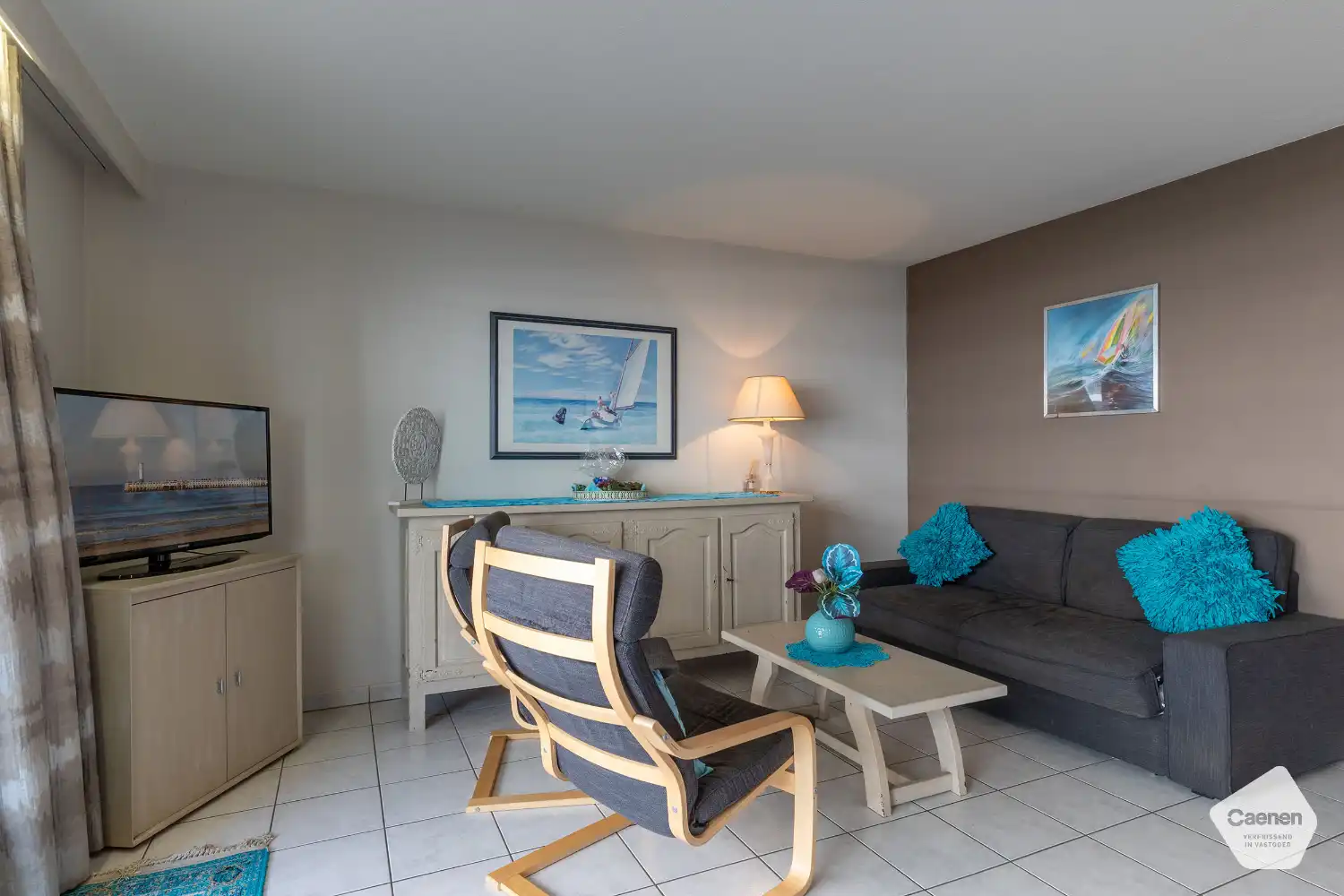 Zeer ruime studio met afgesloten slaaphoek te Nieuwpoort-Bad foto 2