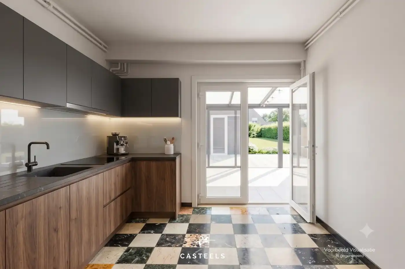 Woning met ruim werkatelier op 1.009 m² in centrum Lochristi foto 18
