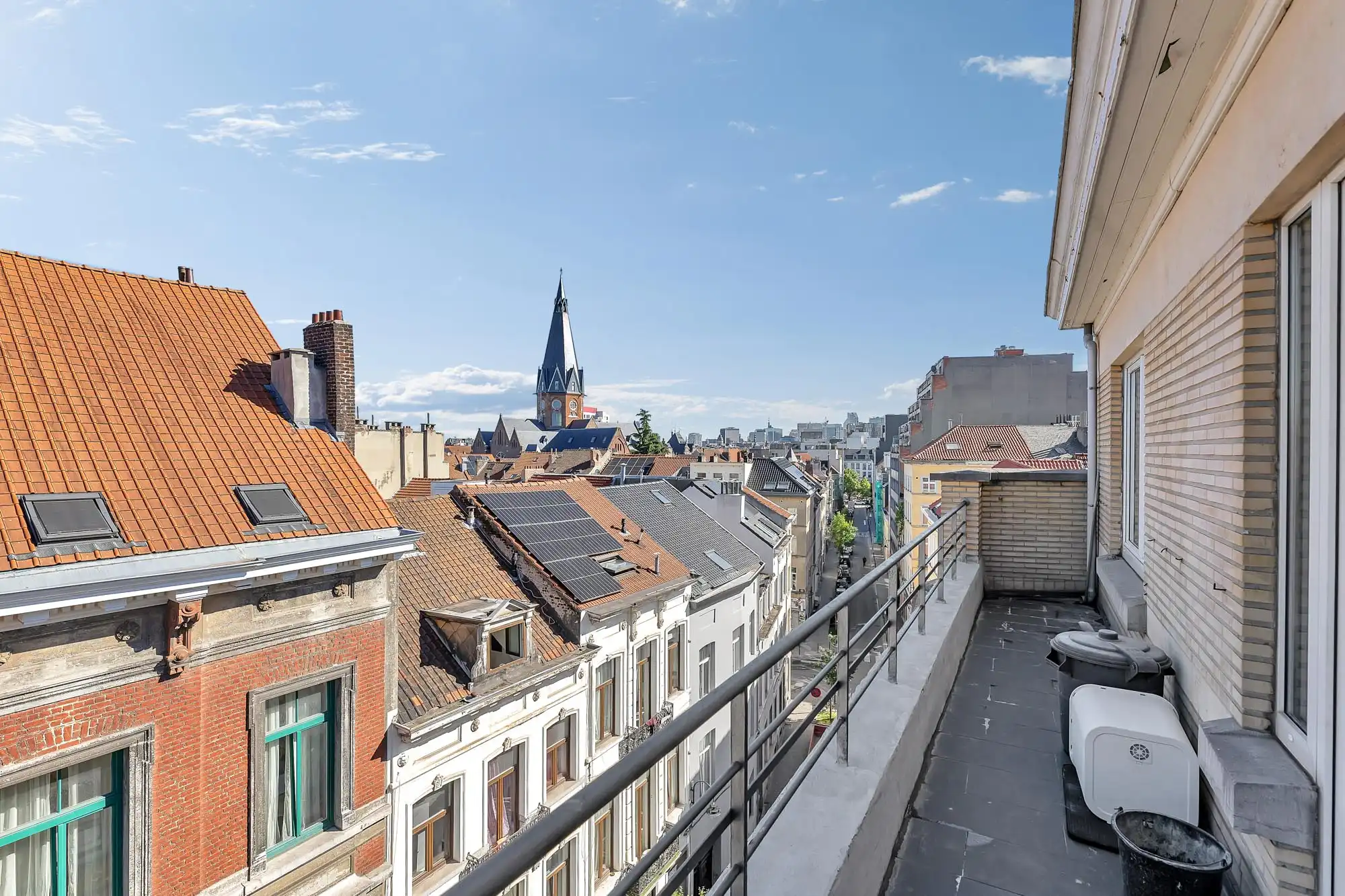 Penthouse te koop met één slaapkamer te Brussel foto 2