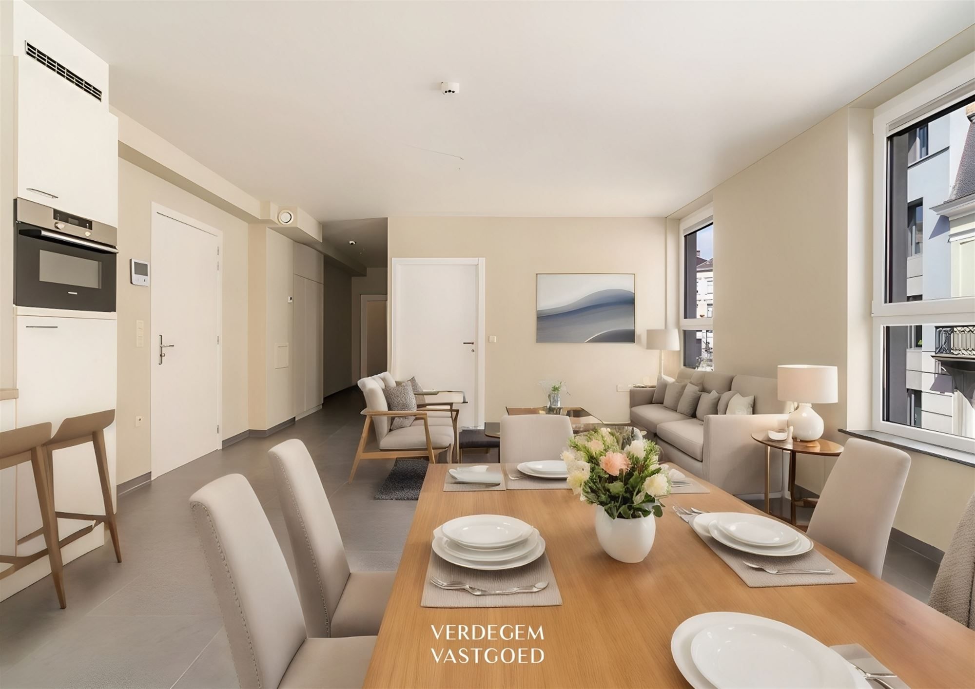Wonen met service: 2 slaapkamer appartement in centrum Gent foto {{pictureIndex}}