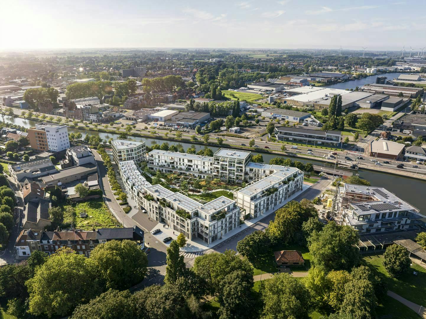 NIeuwbouwproject Kolenkaai te Brugge foto {{pictureIndex}}